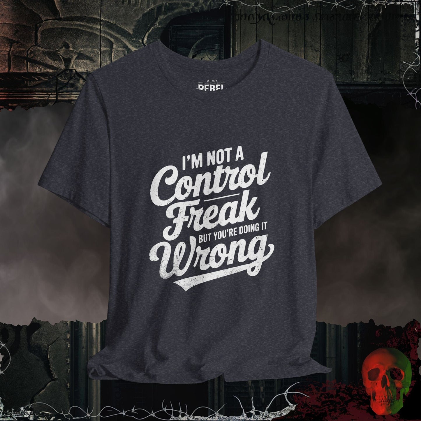T-Shirt Heather Navy / S Control Freak Tee