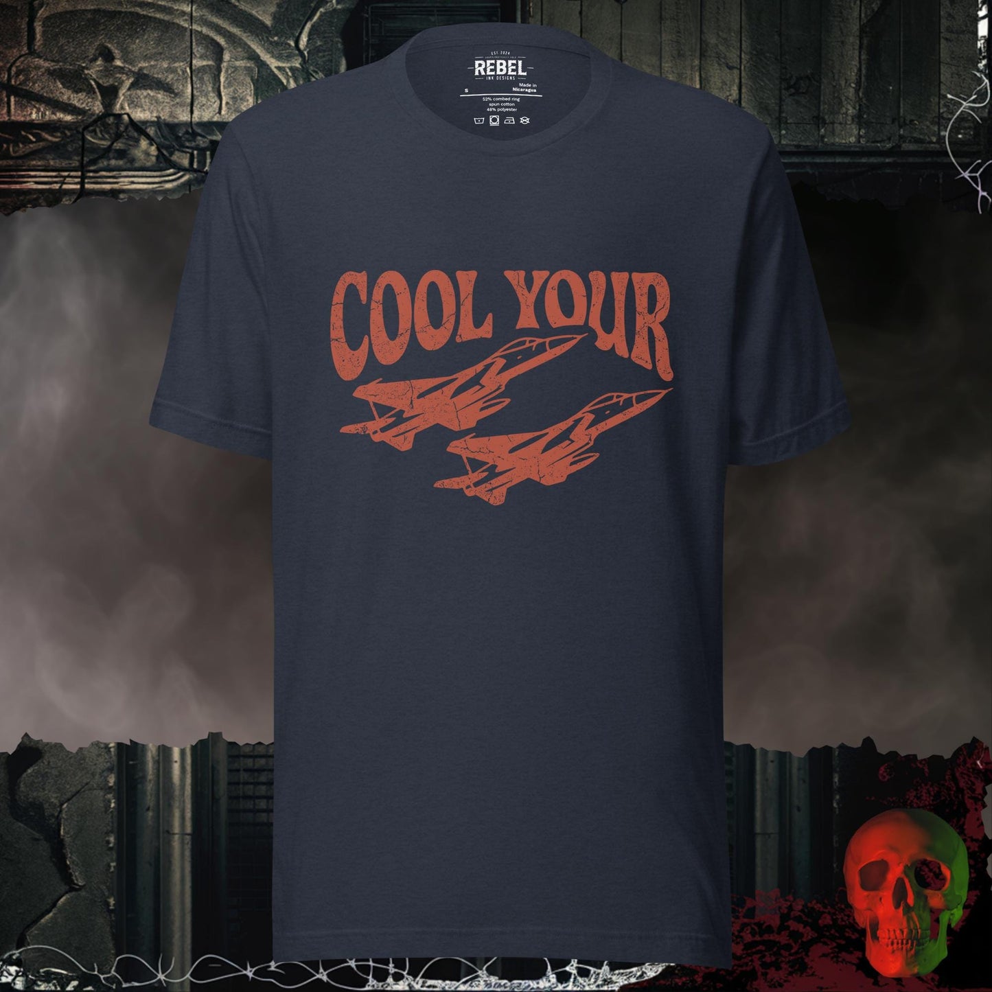 T-Shirt Heather Navy / S Cool Your Jets Tee