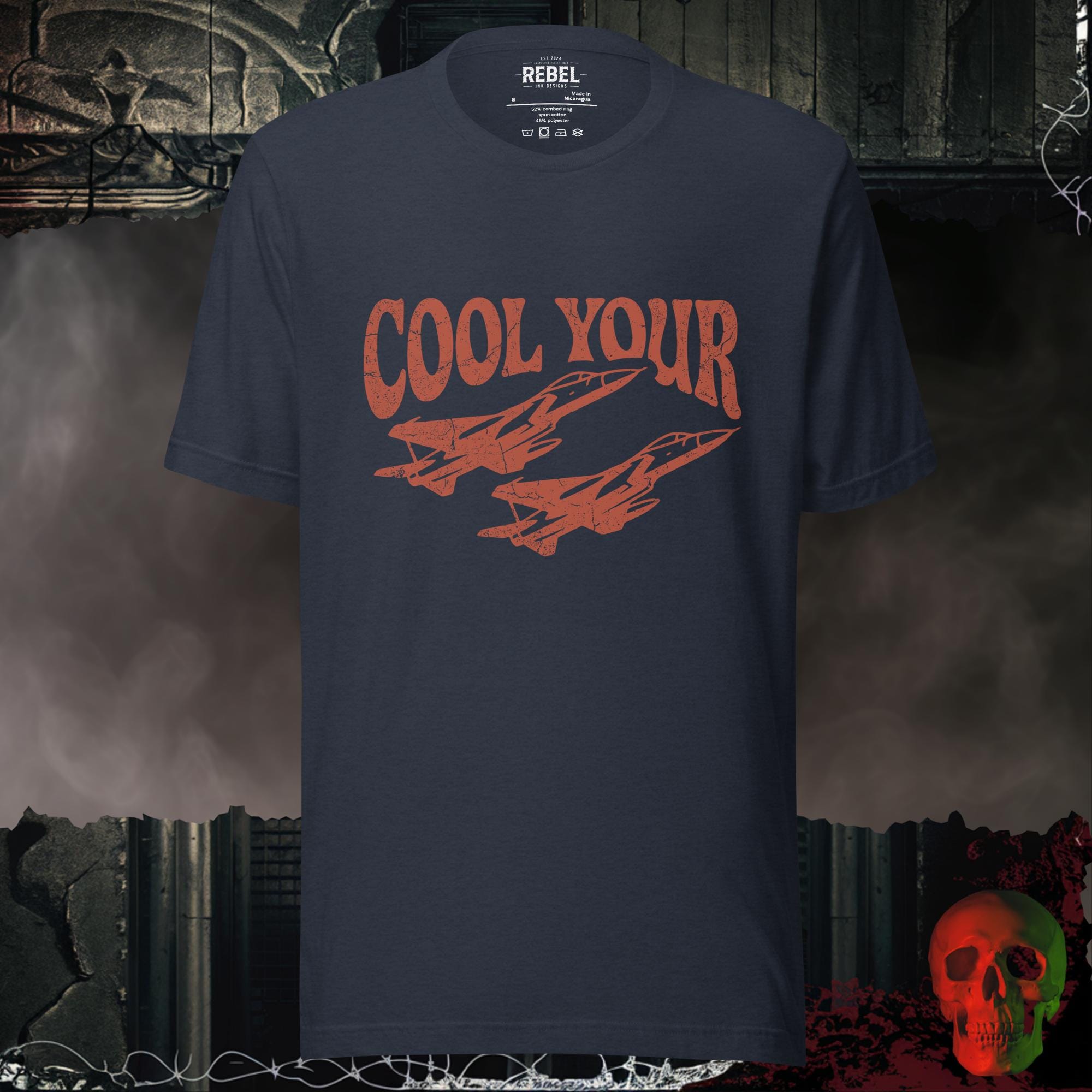 T-Shirt Heather Navy / S Cool Your Jets Tee