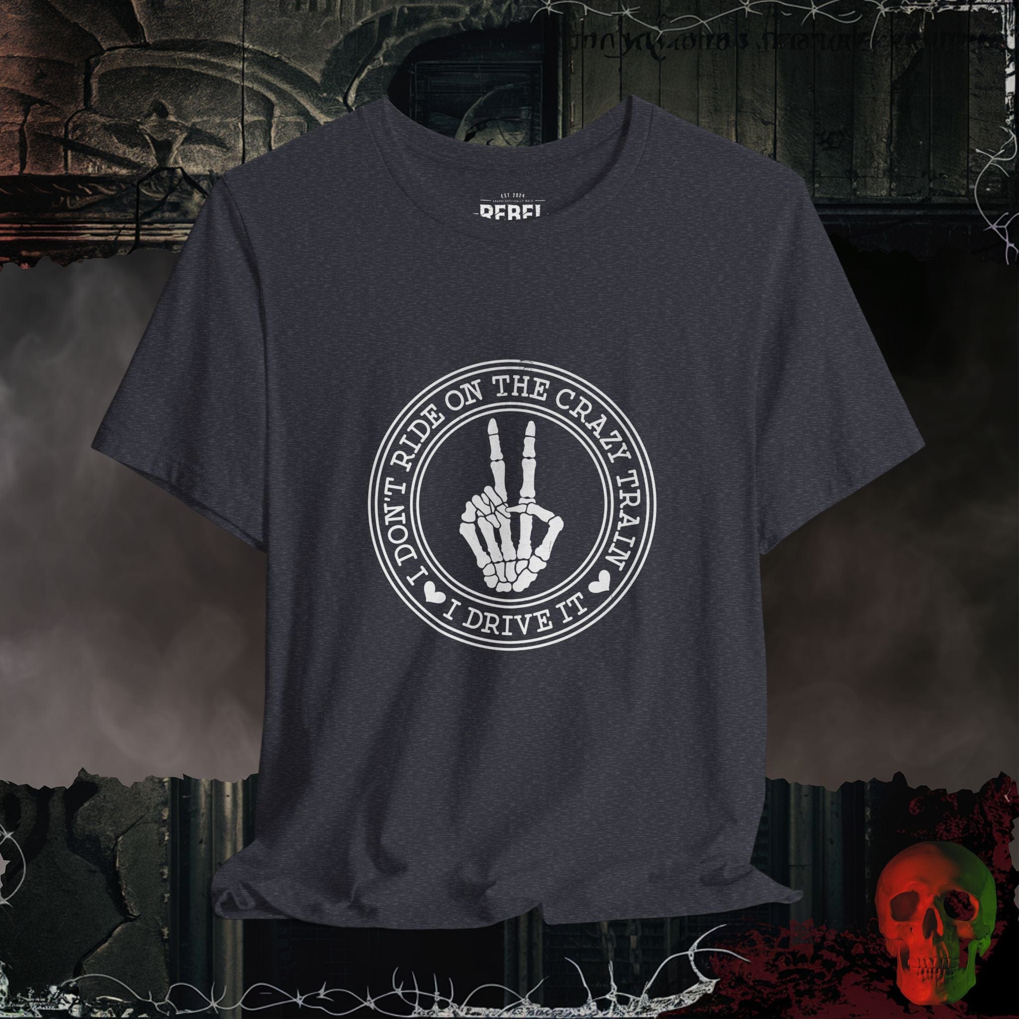T-Shirt Heather Navy / S Crazy Train T-Shirt