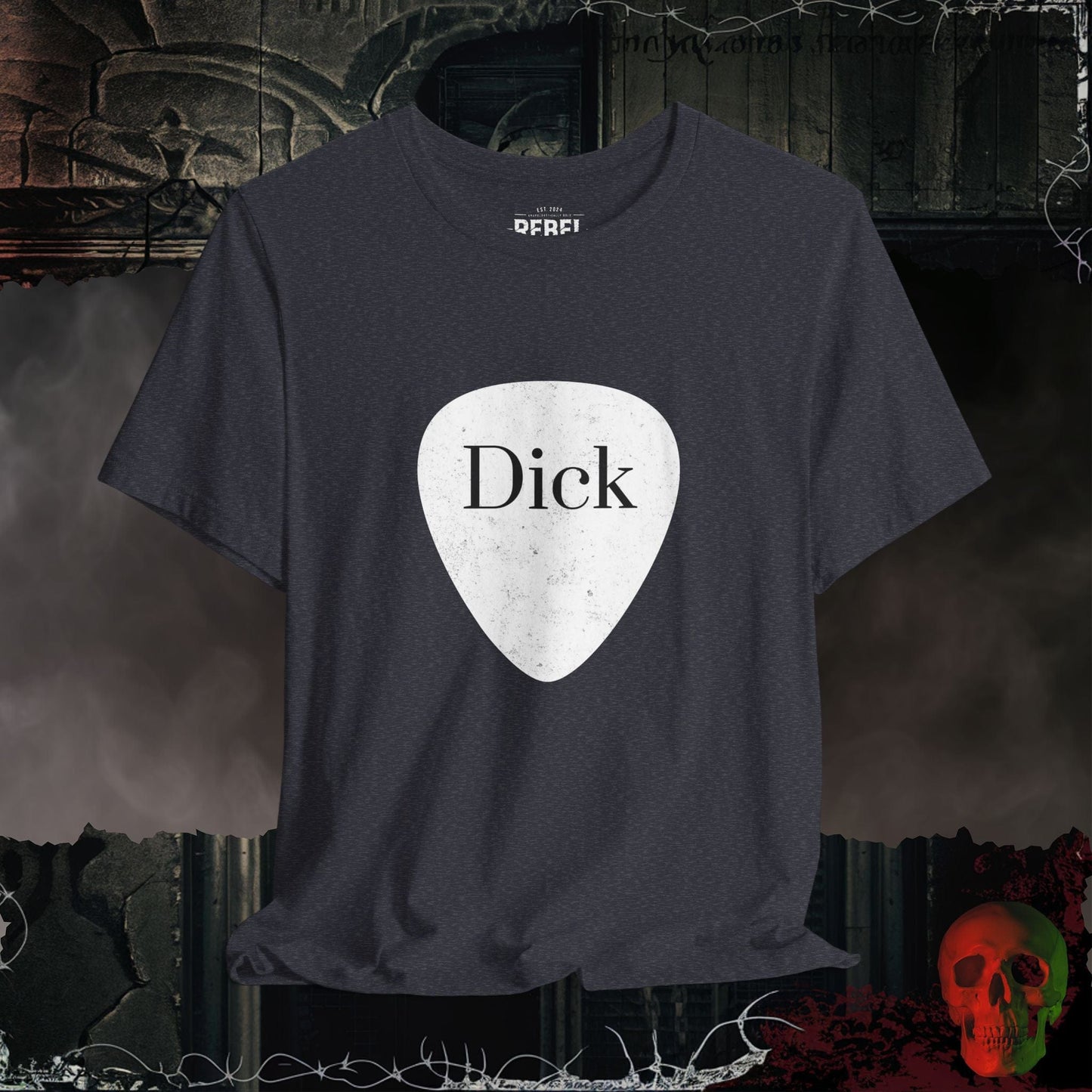 T-Shirt Heather Navy / S D!ck Pick Tee