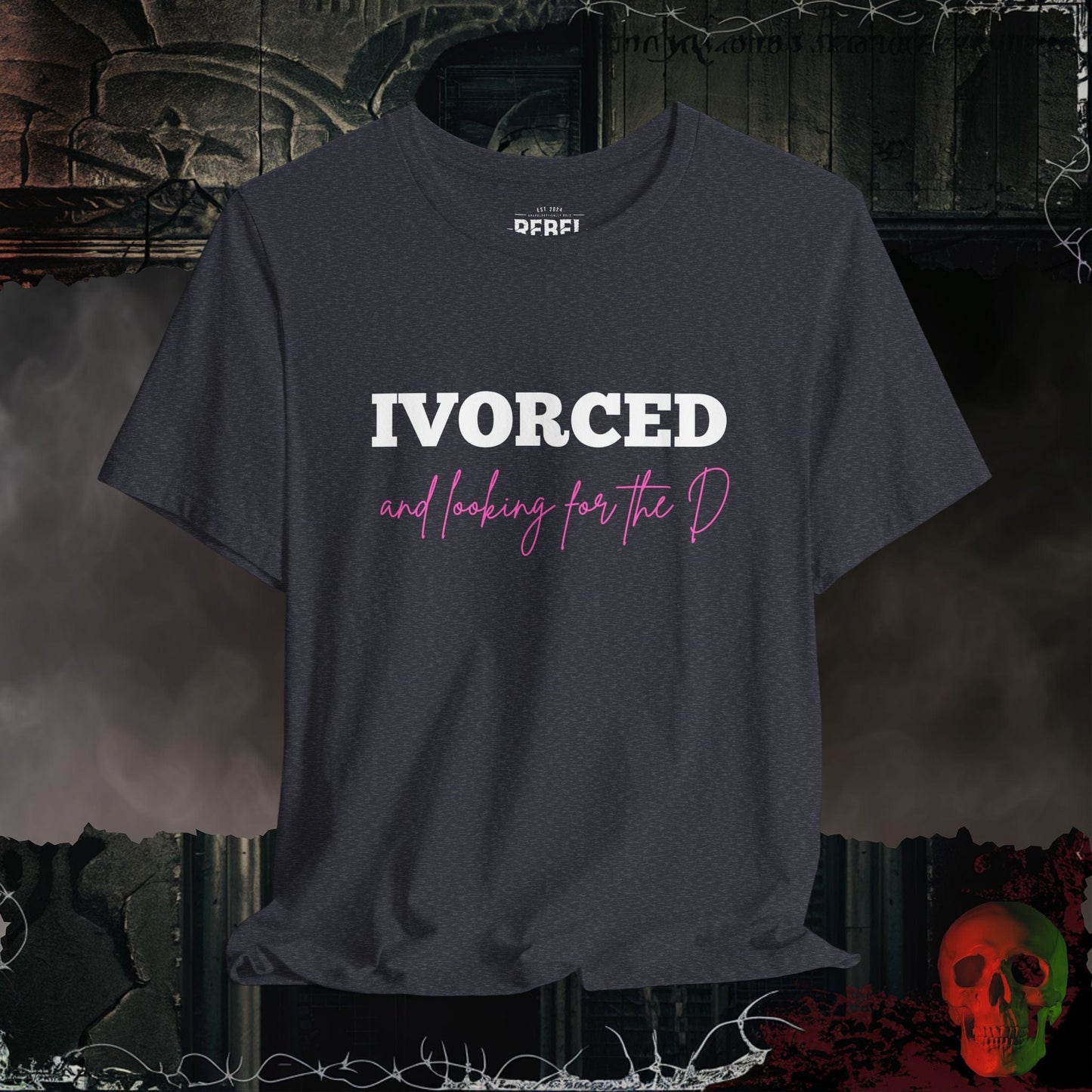 T-Shirt Heather Navy / S Divorced but Looking