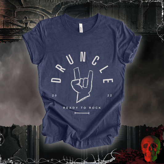 T-Shirt Heather Navy / S Druncle (Drunk Uncle) T-Shirt