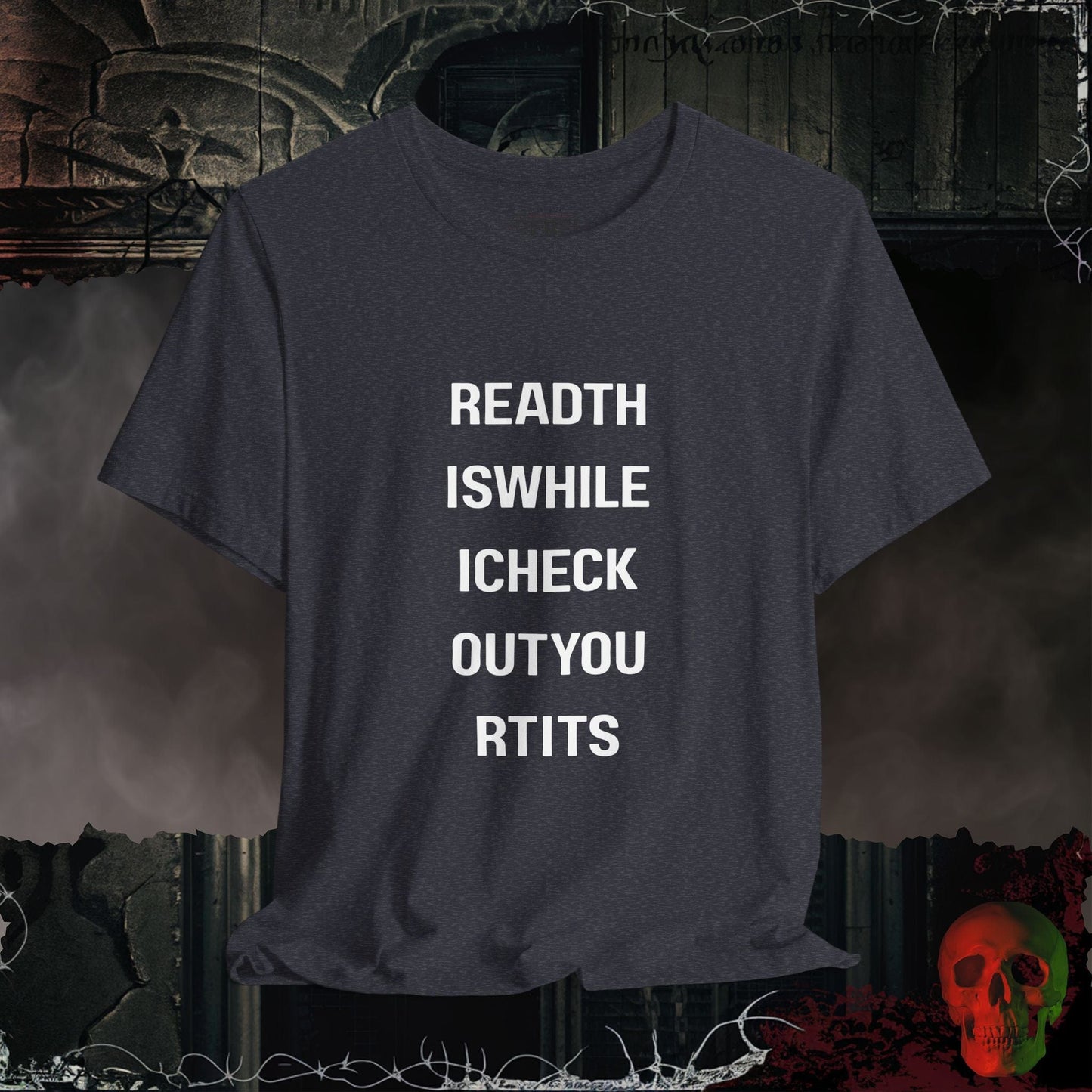 T-Shirt Heather Navy / S Eye Contact Optional T-Shirt