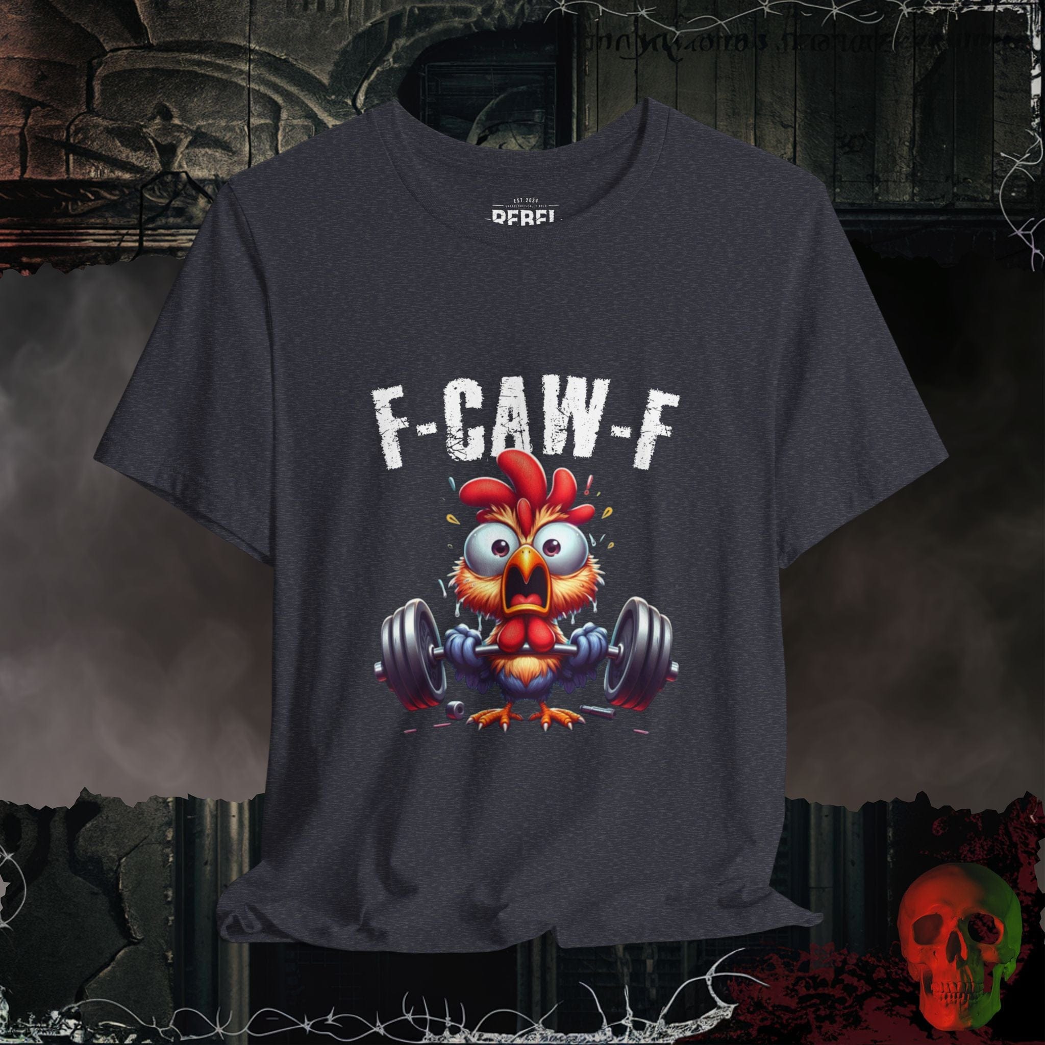 T-Shirt Heather Navy / S F-Caw-F Tee