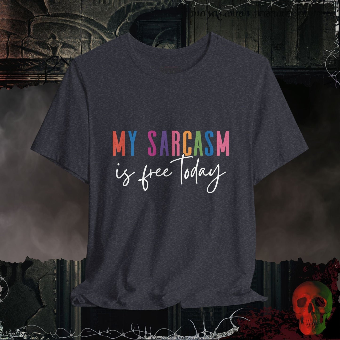 T-Shirt Heather Navy / S Free Sarcasm T-Shirt