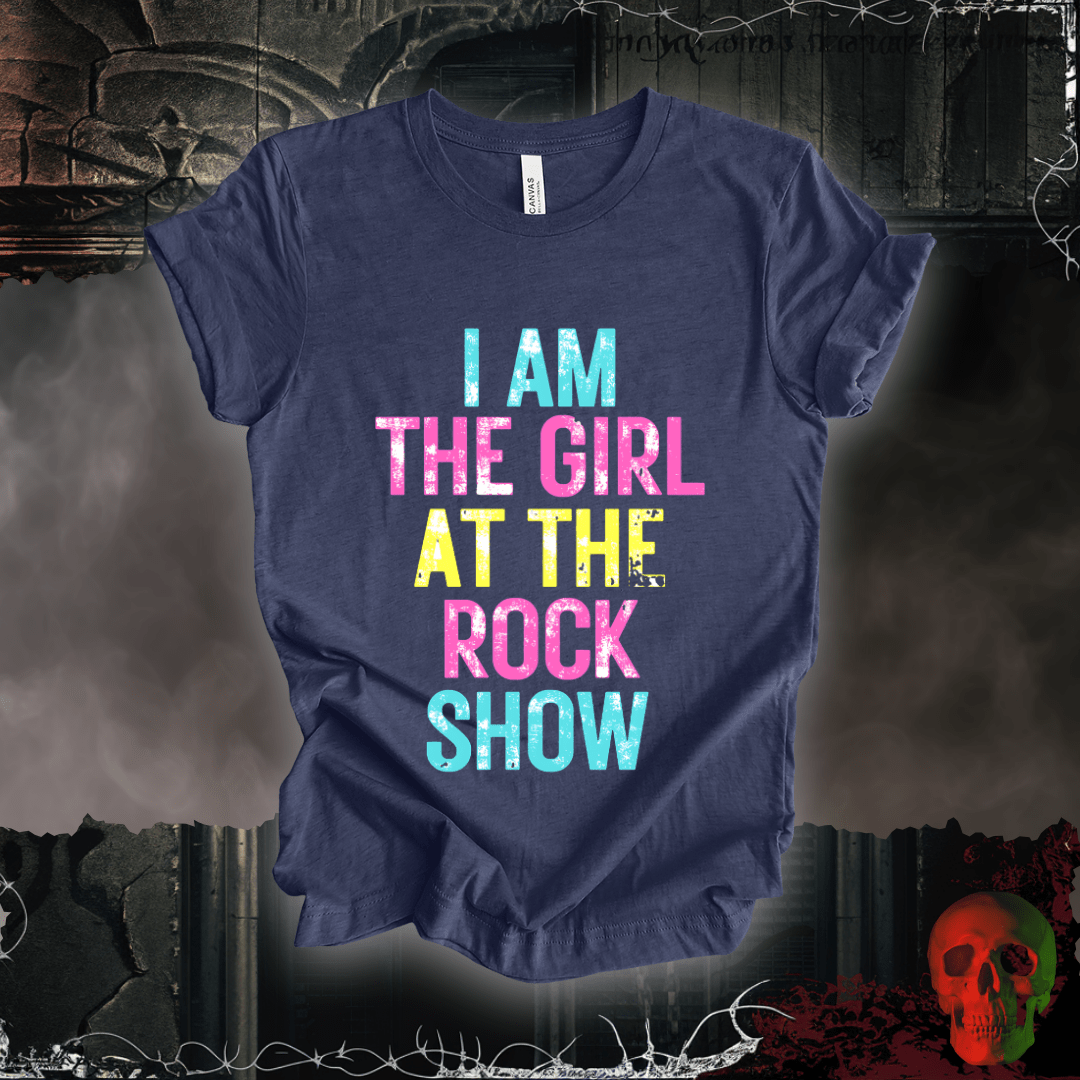 T-Shirt Heather Navy / S Girl at the Rock Show T-Shirt
