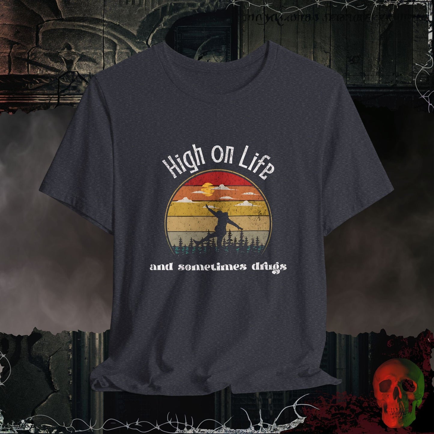 T-Shirt Heather Navy / S High On Life Tee