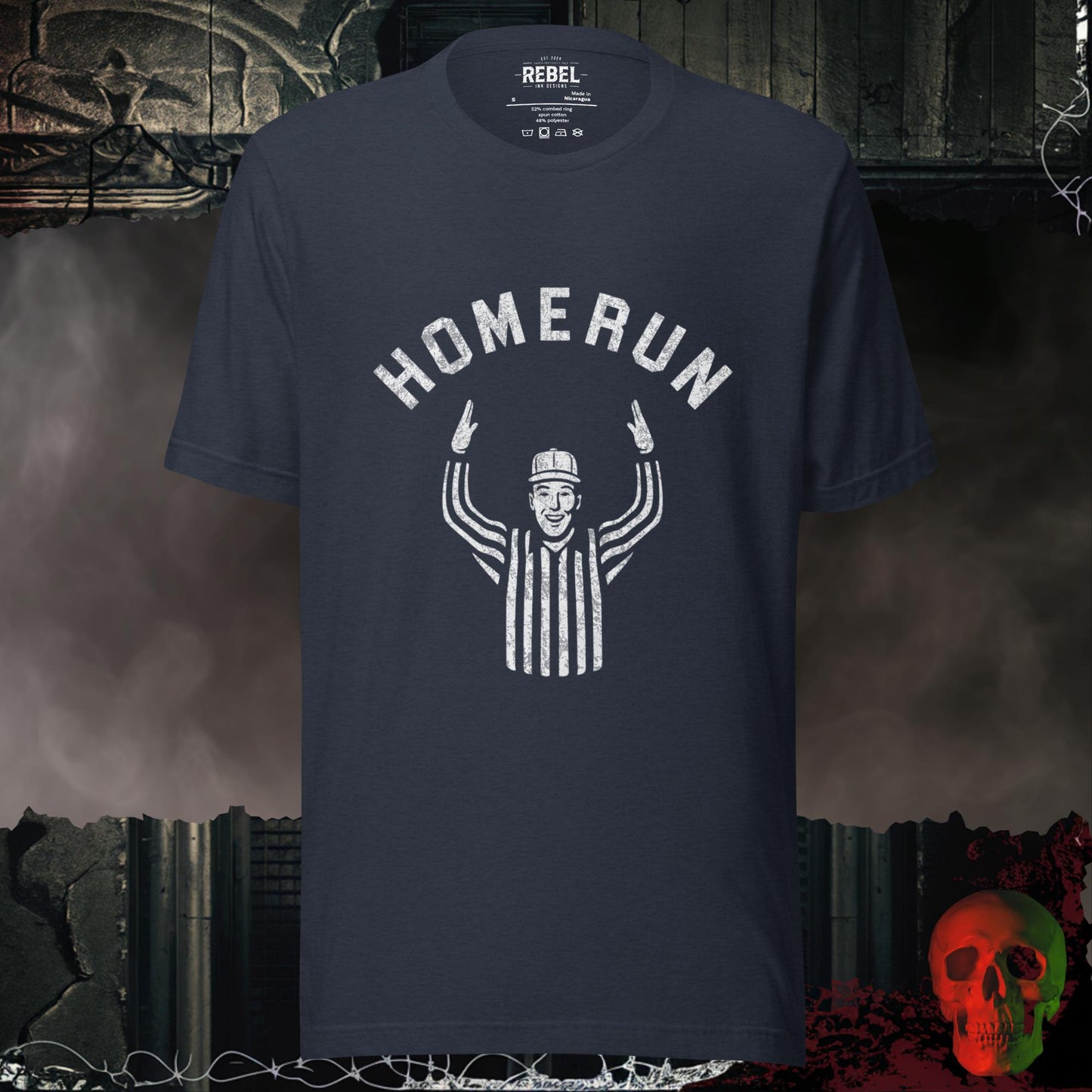T-Shirt Heather Navy / S Home Run Attitude Tee