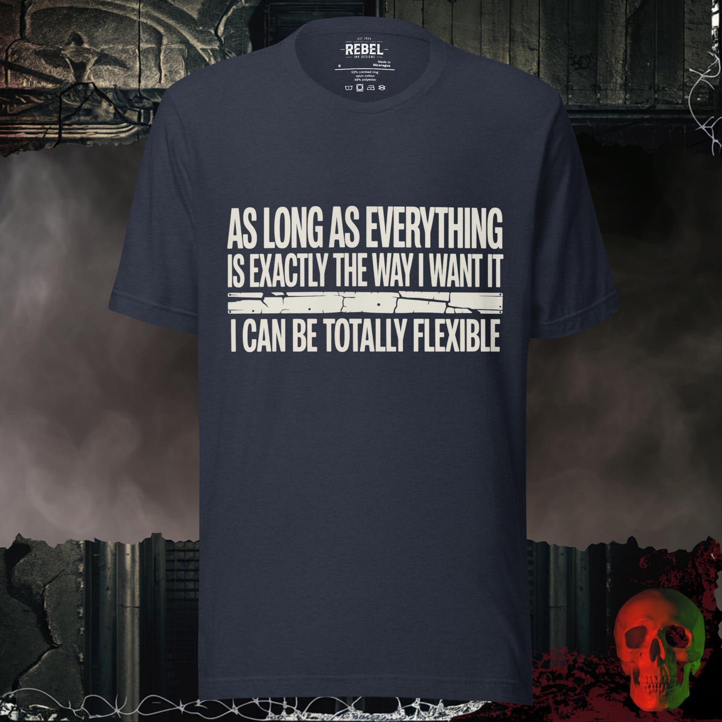 T-Shirt Heather Navy / S I Can Be Totally Flexible Tee
