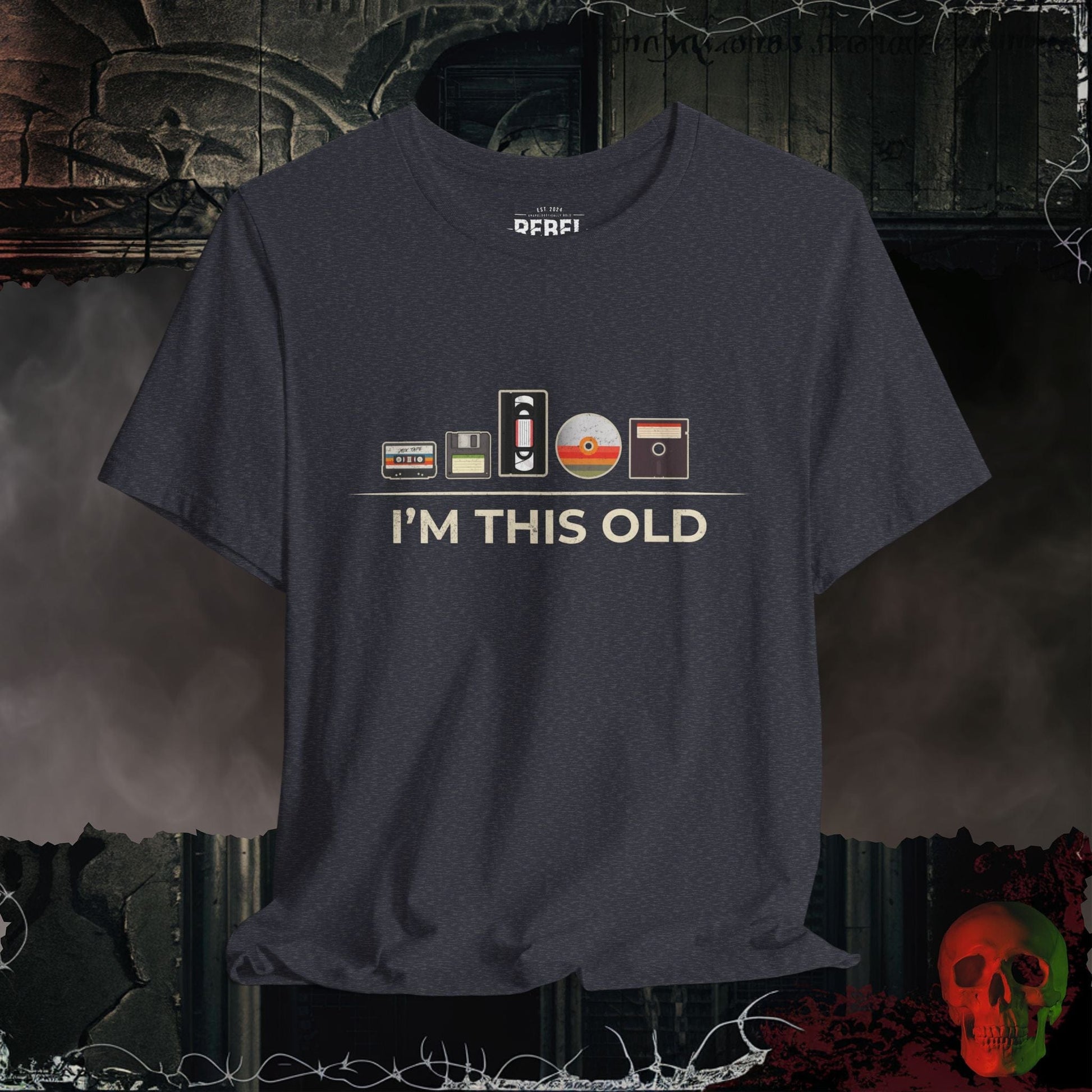 T-Shirt Heather Navy / S I'm This Old T-Shirt