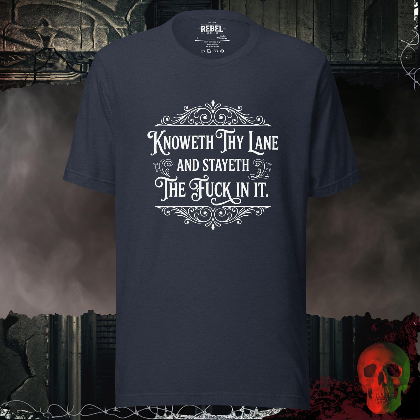 T-Shirt Heather Navy / S Knoweth They Lane Tee