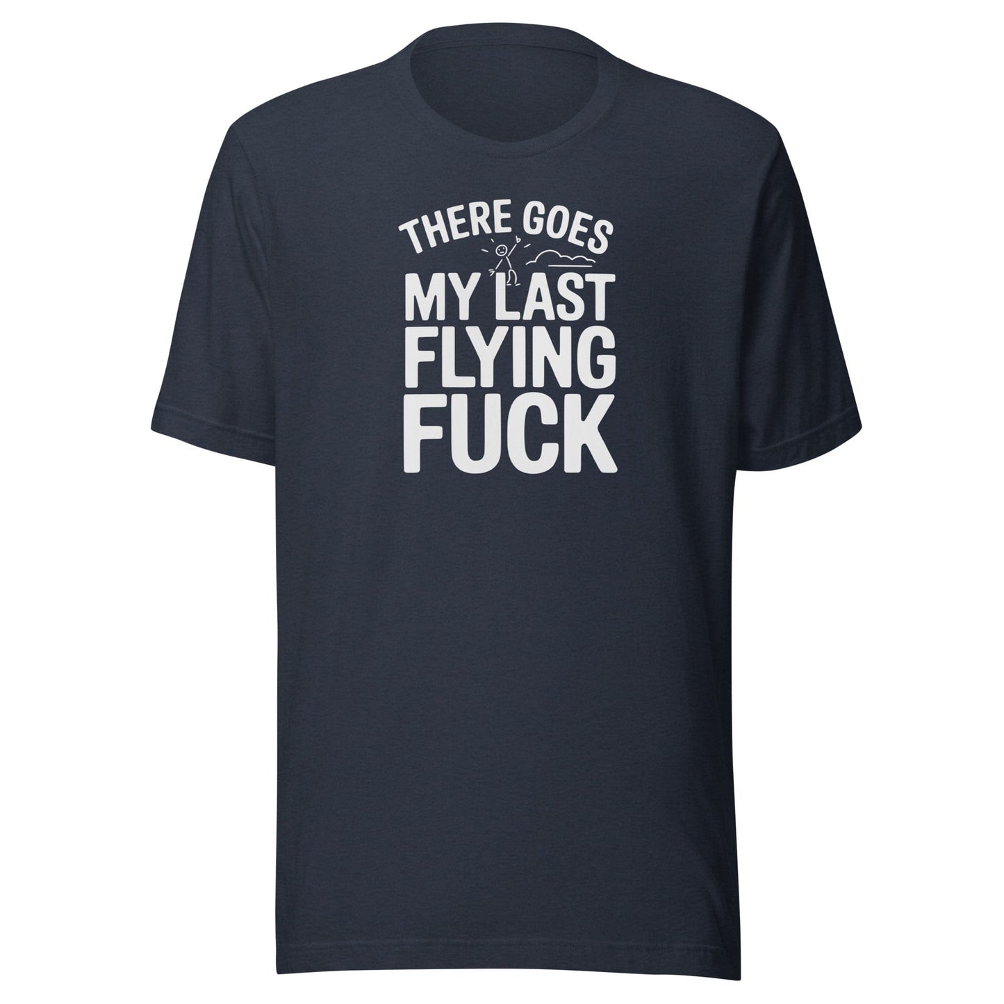 T-Shirt Heather Navy / S Last Flying F#ck Tee