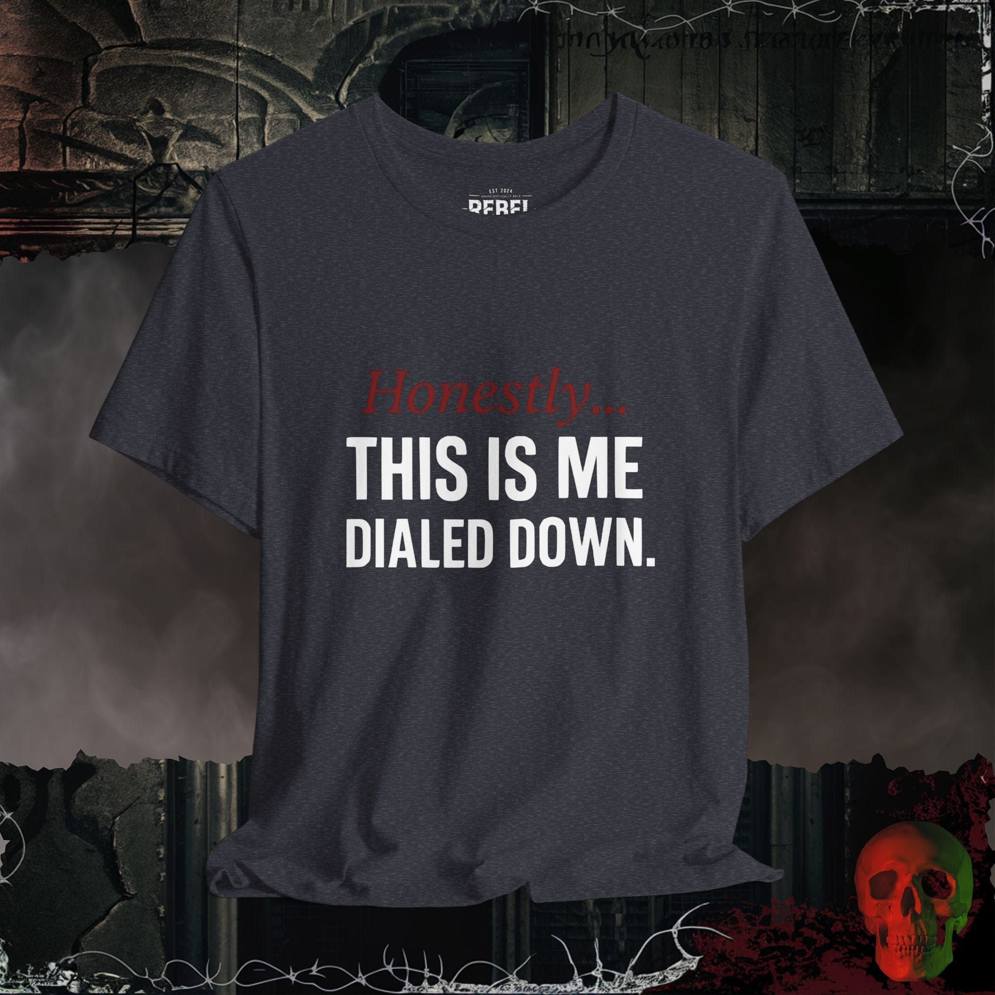 T-Shirt Heather Navy / S Me Dialed Down T-Shirt
