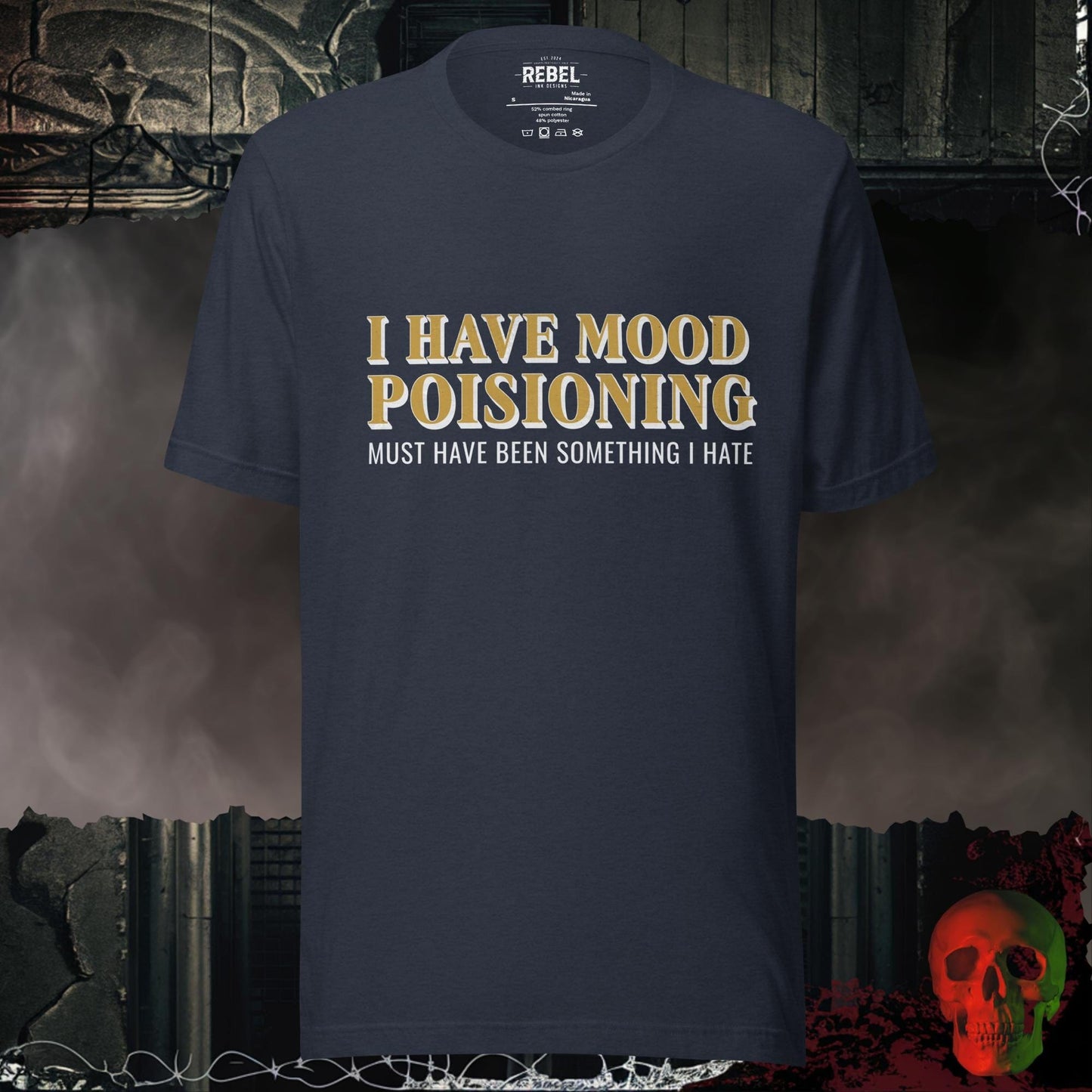 T-Shirt Heather Navy / S Mood Poisoning Tee