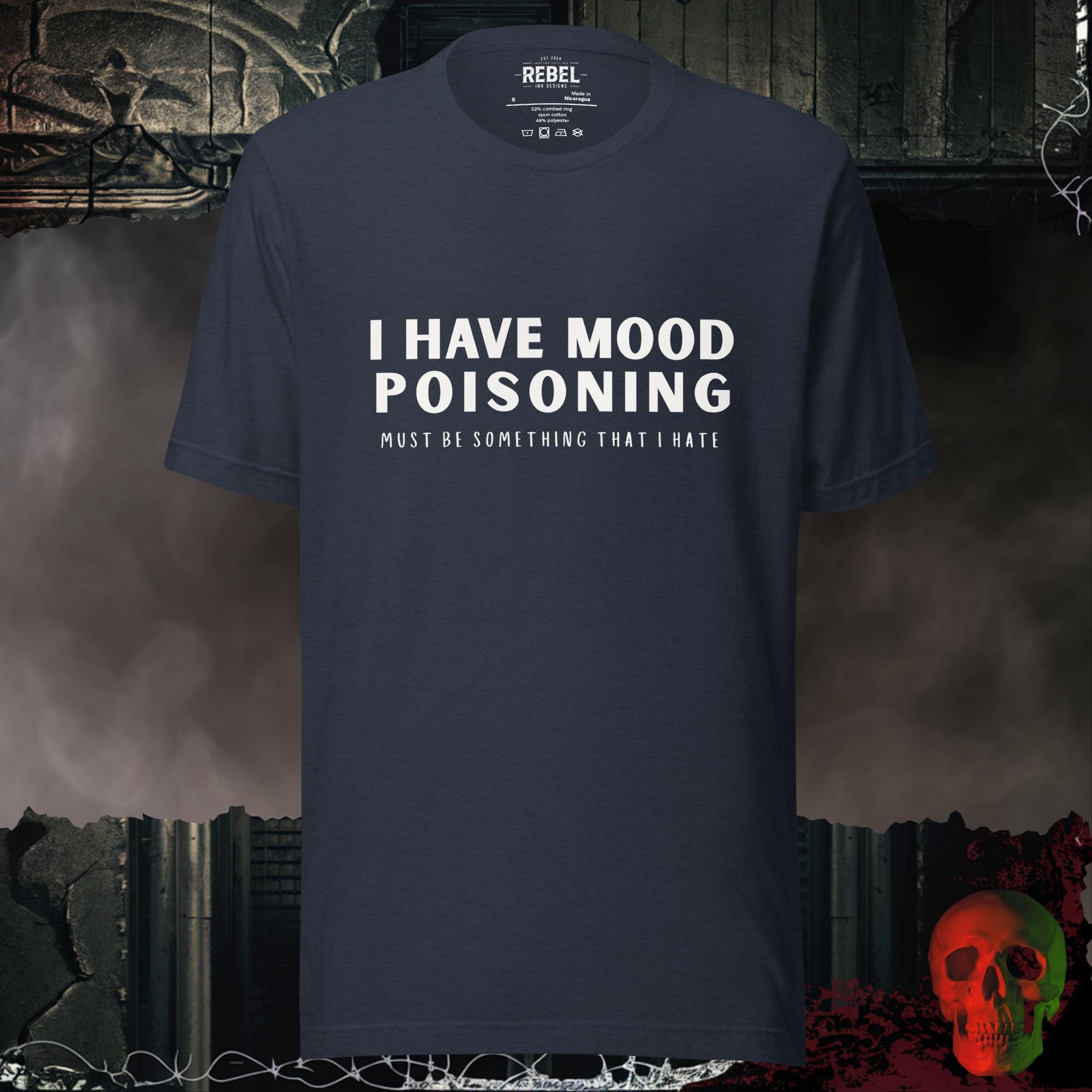 T-Shirt Heather Navy / S Mood Poisoning Tee