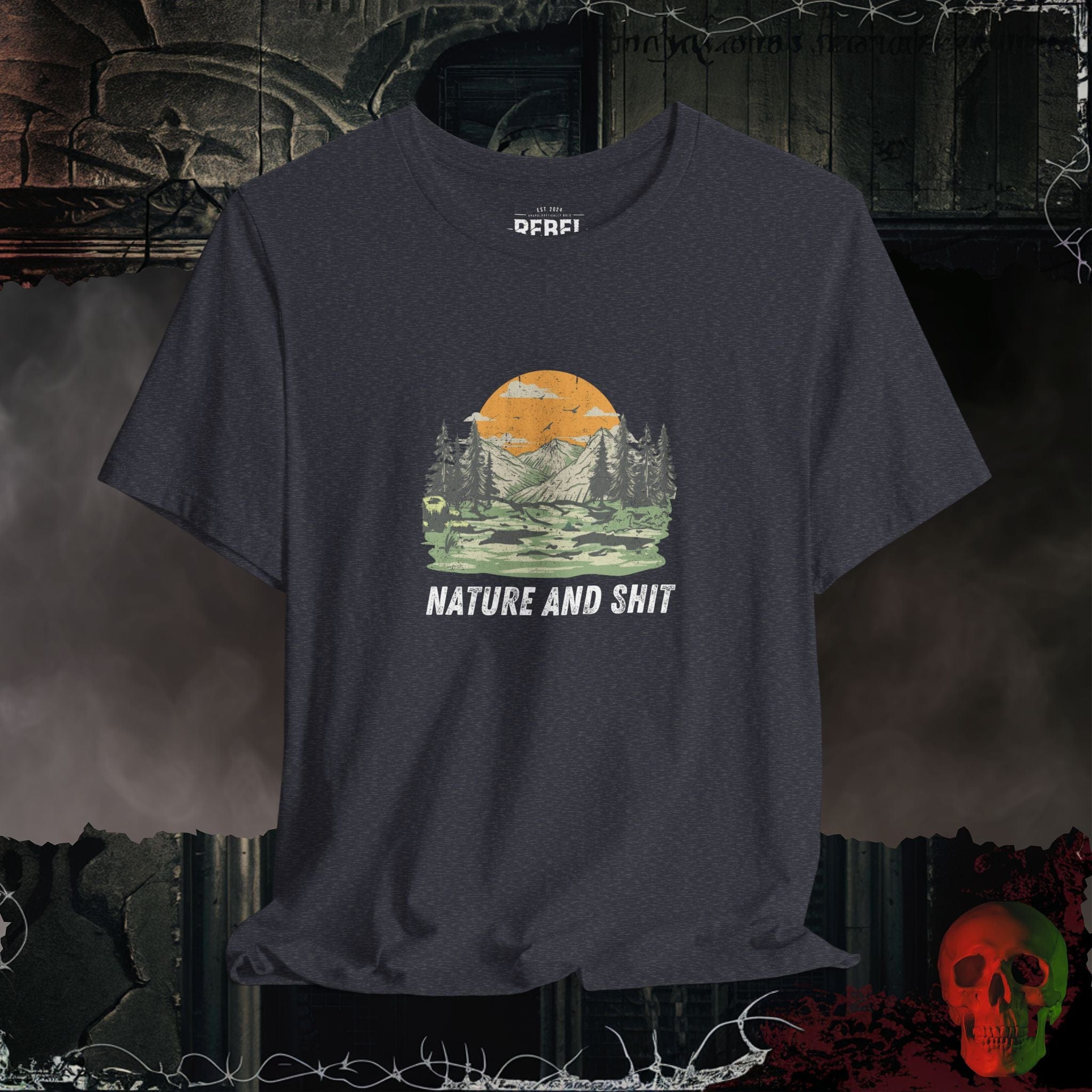T-Shirt Heather Navy / S Nature and Shit T-Shirt