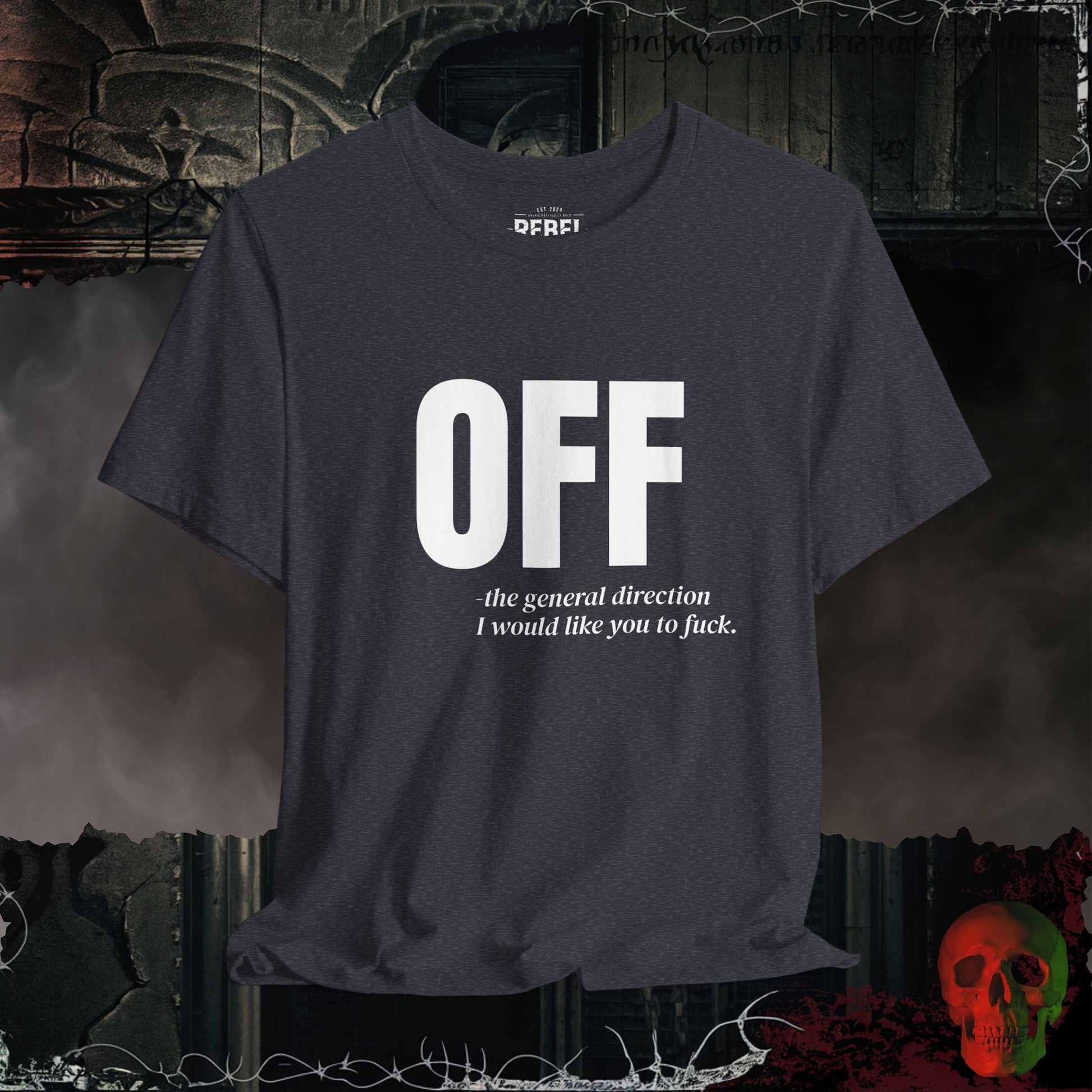 T-Shirt Heather Navy / S Off - The General Direction T-Shirt