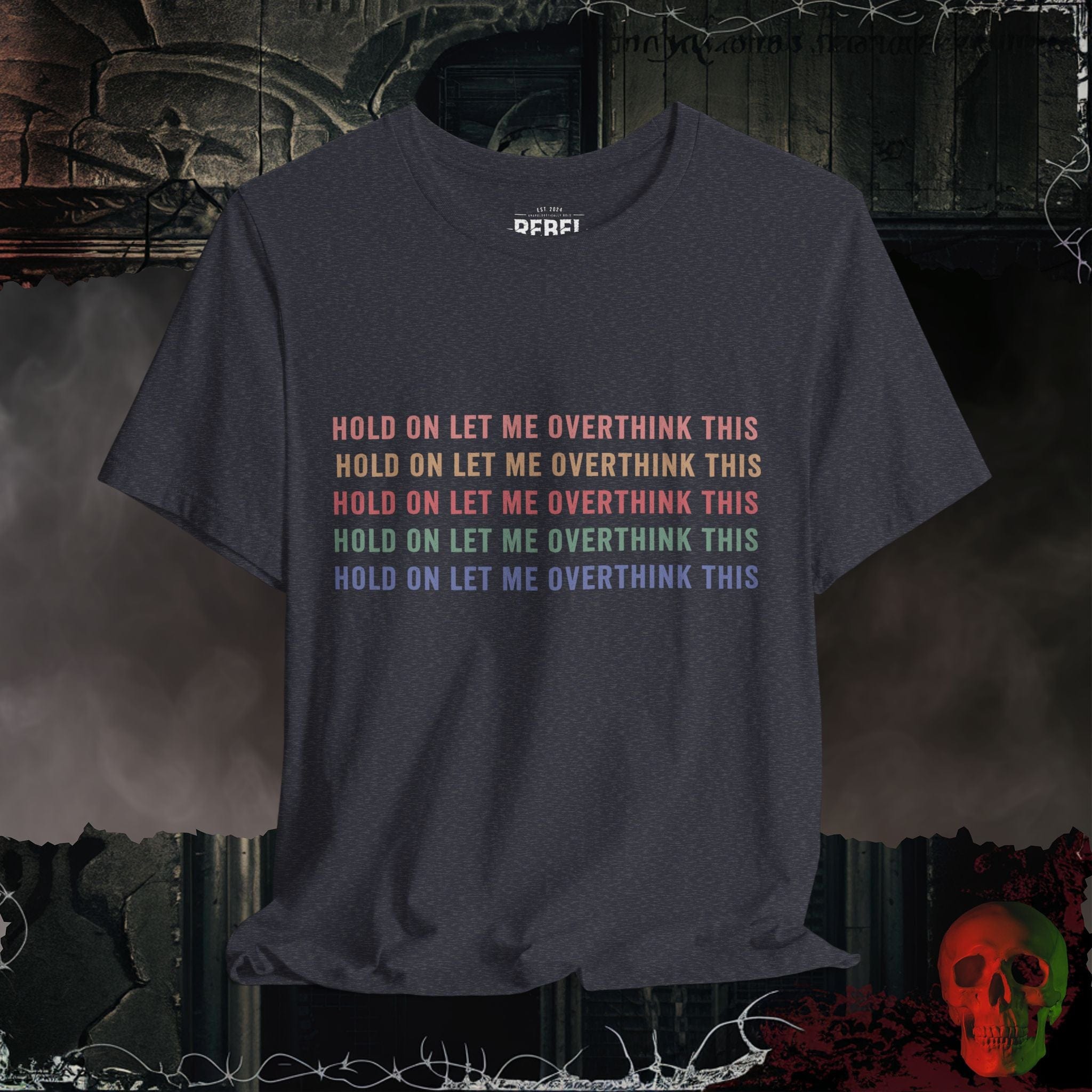 T-Shirt Heather Navy / S Overthinker Tee