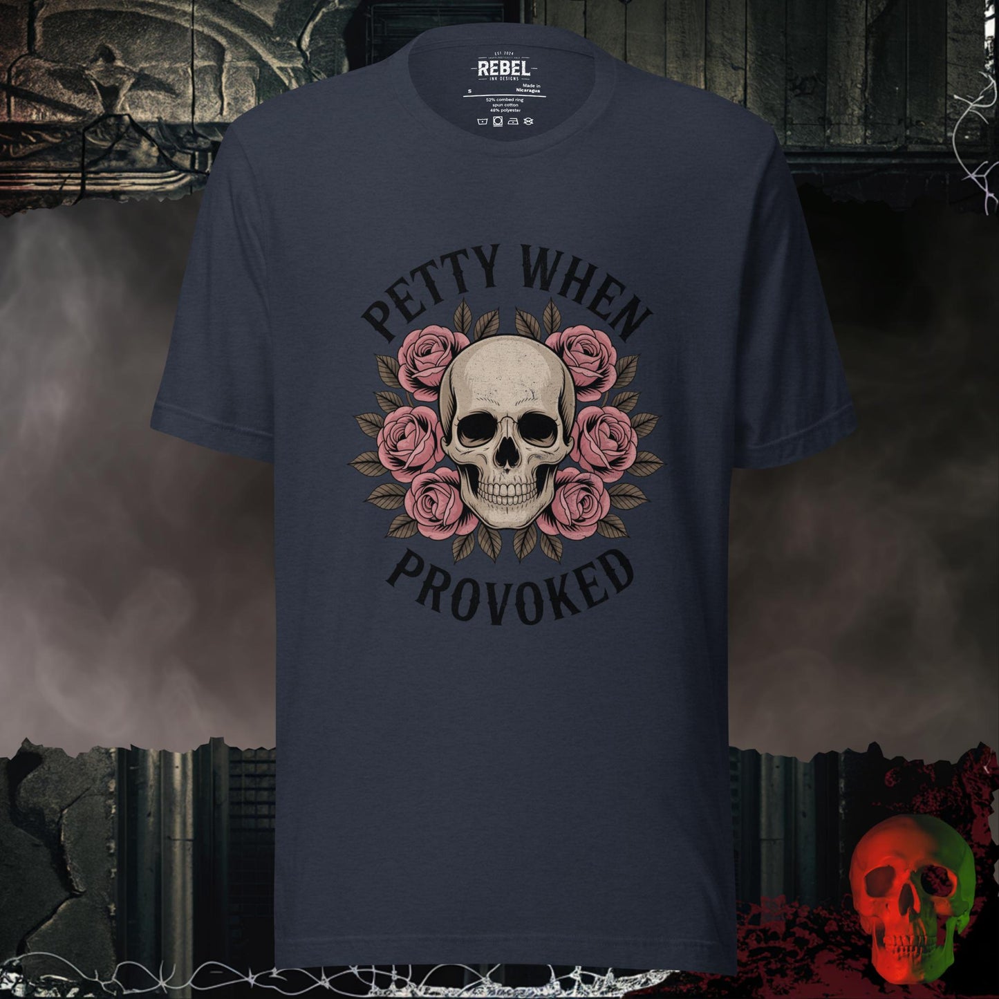 T-Shirt Heather Navy / S Petty When Provoked Tee