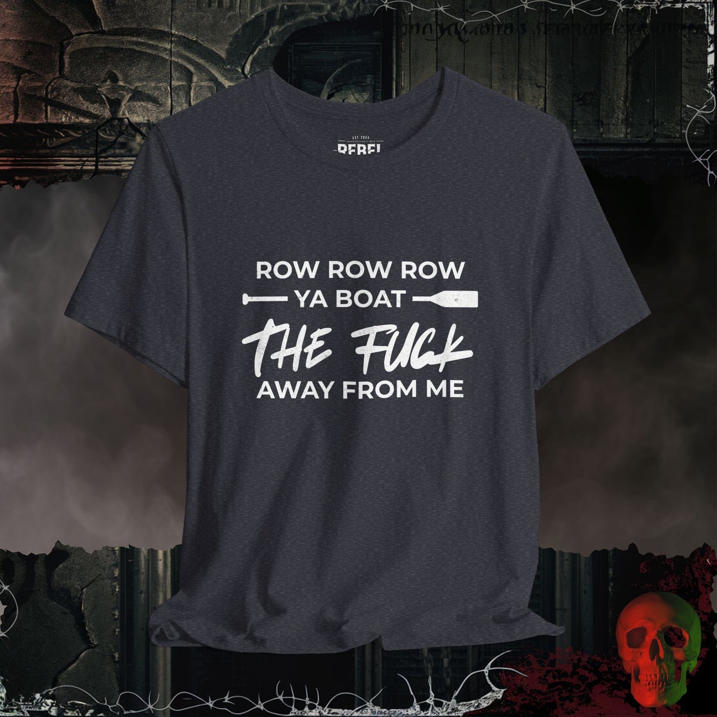 T-Shirt Heather Navy / S Row Ya Boat T-Shirt