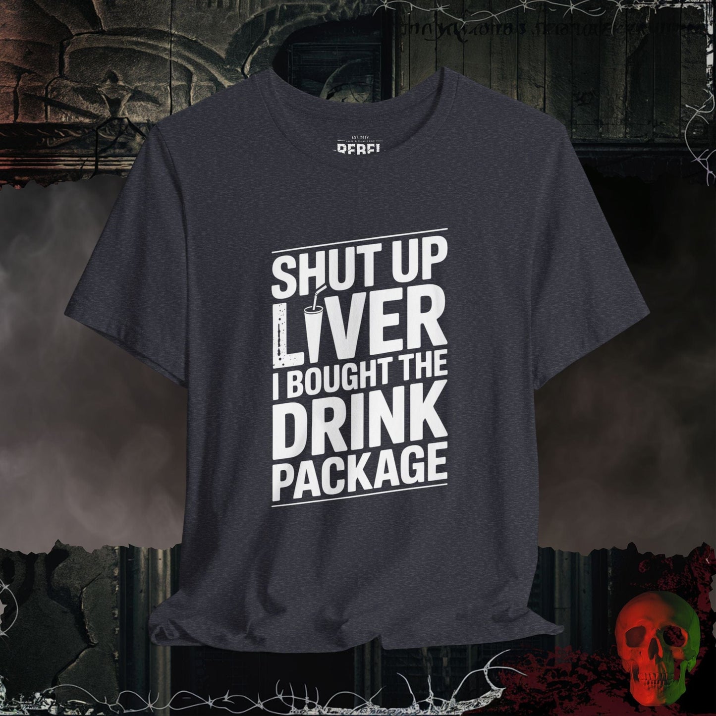 T-Shirt Heather Navy / S Shut Up Liver Tee
