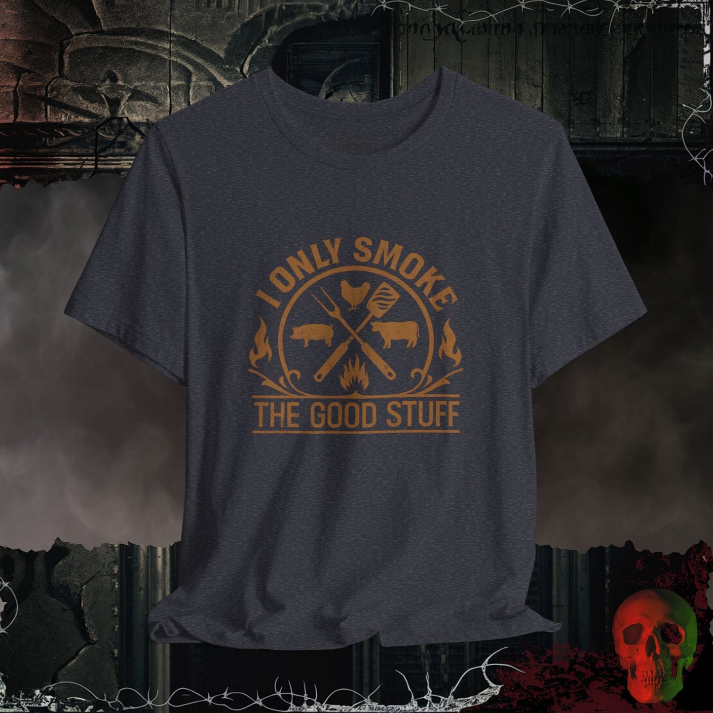 T-Shirt Heather Navy / S Smoking The Good Stuff T-Shirt