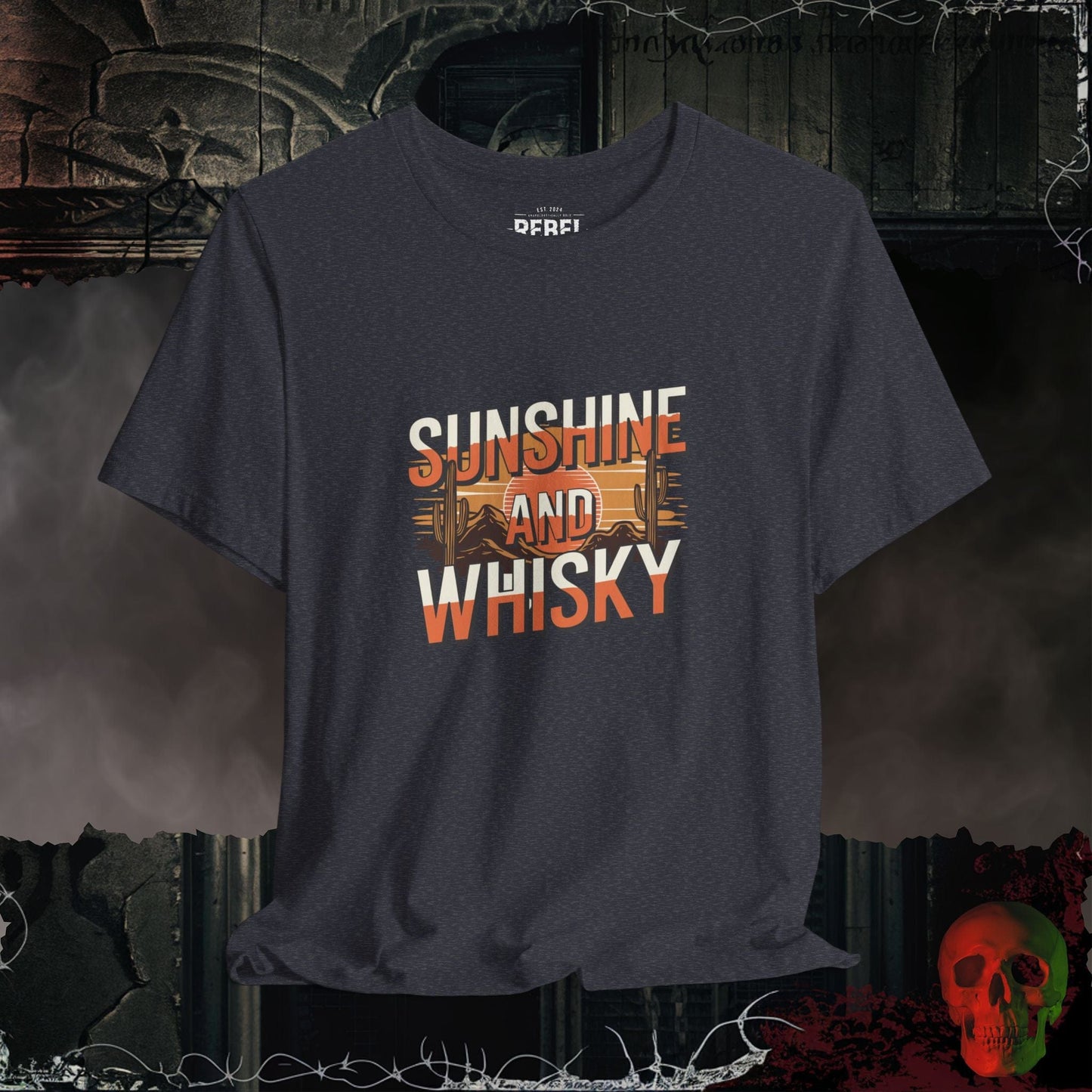 T-Shirt Heather Navy / S Sunshine and Whisky T-Shirt