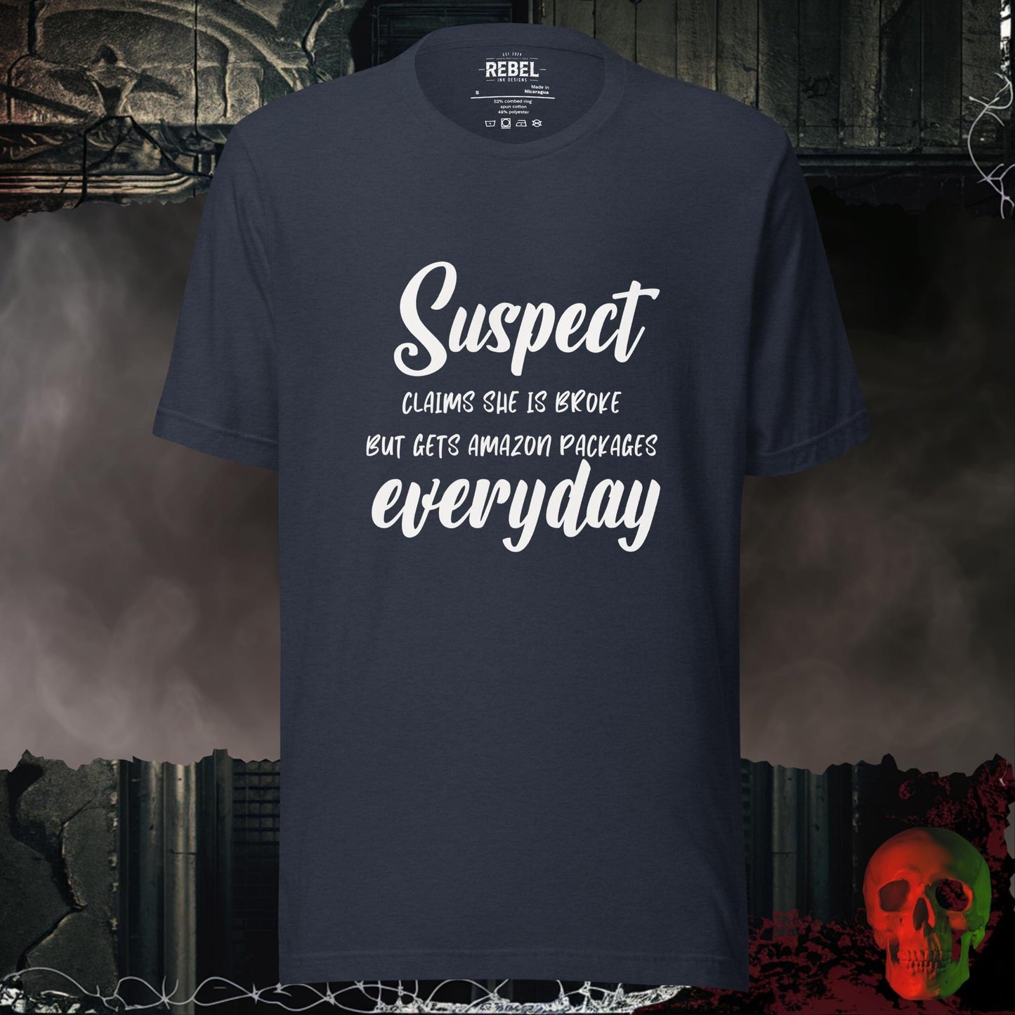 T-Shirt Heather Navy / S Suspect: Amazon Every Day Tee