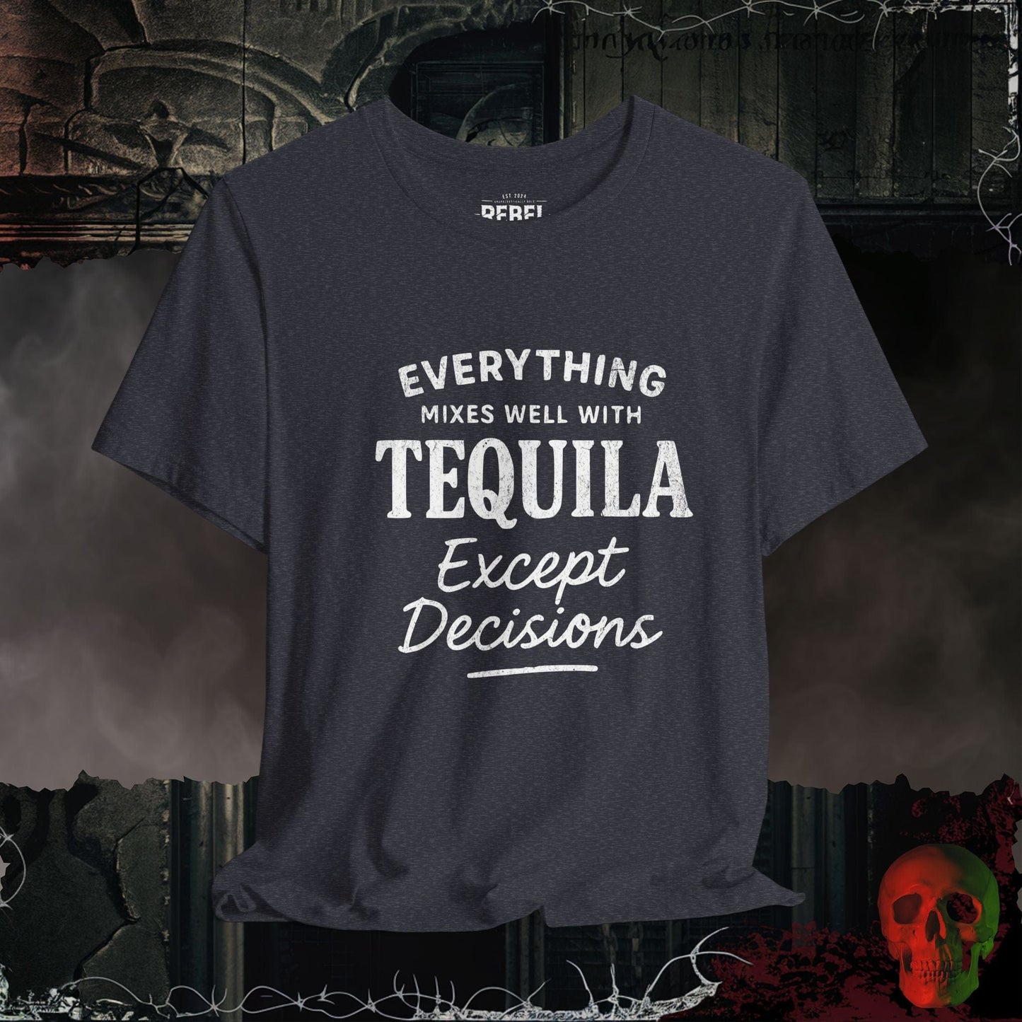 T-Shirt Heather Navy / S Tequila Decisions T-Shirt