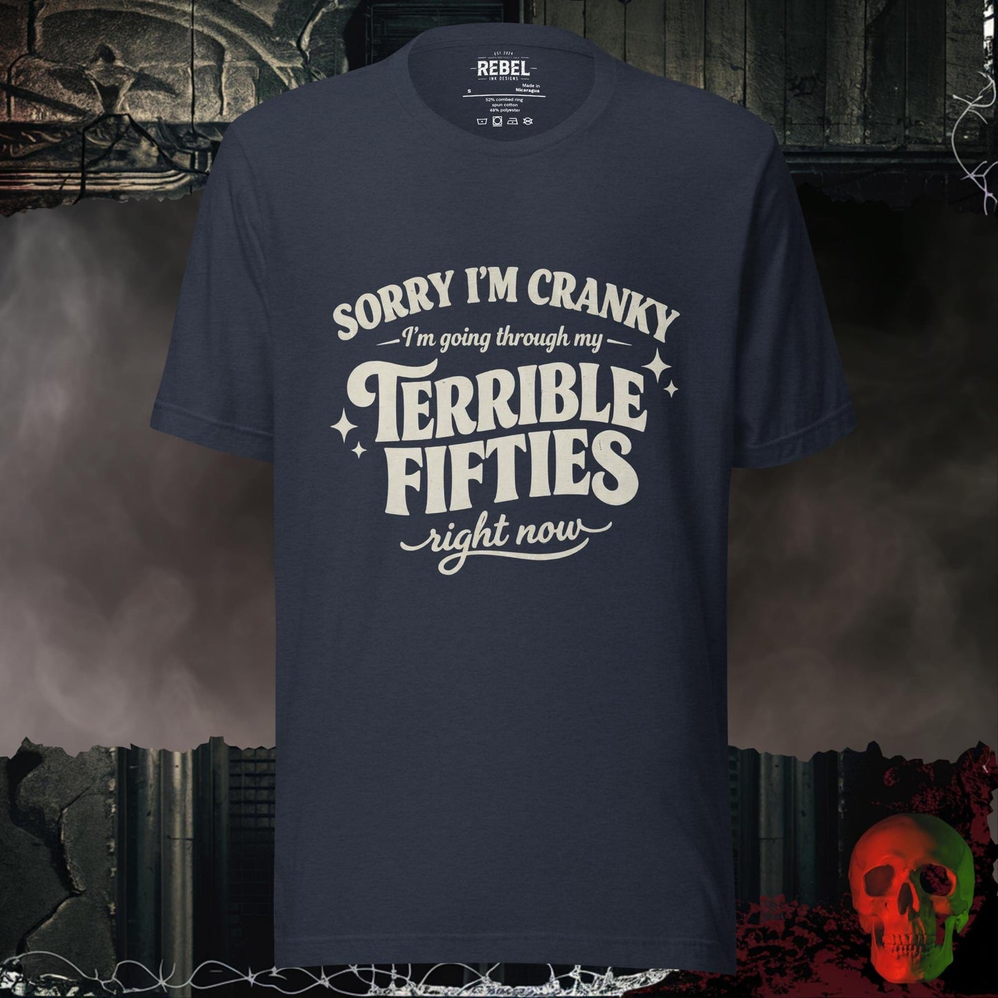 T-Shirt Heather Navy / S Terrible Fifties Tee