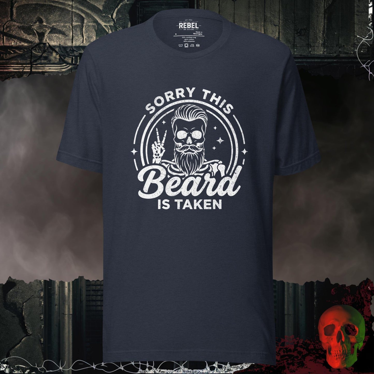 T-Shirt Heather Navy / S This Beard is Taken Tee