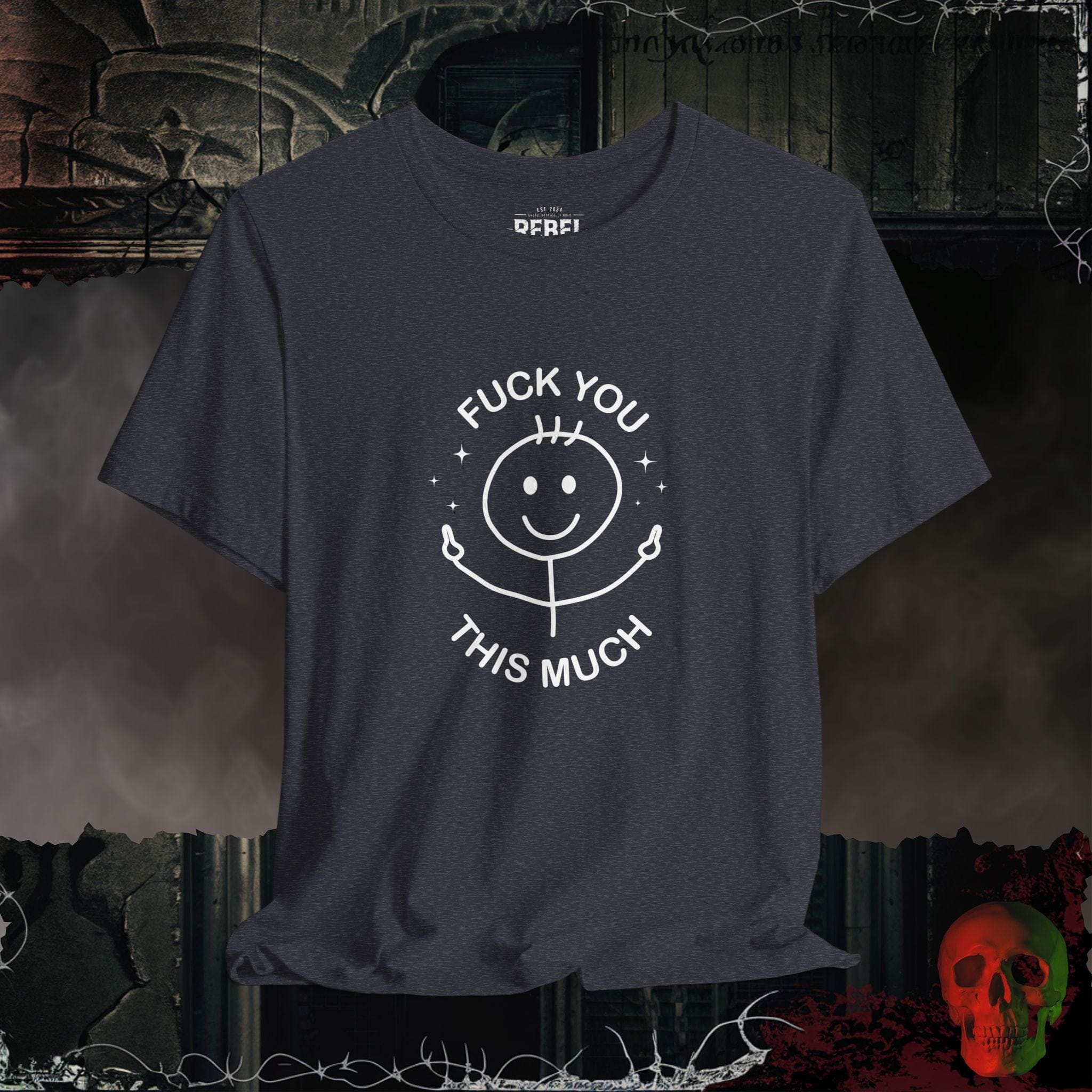 T-Shirt Heather Navy / S This Much T-Shirt