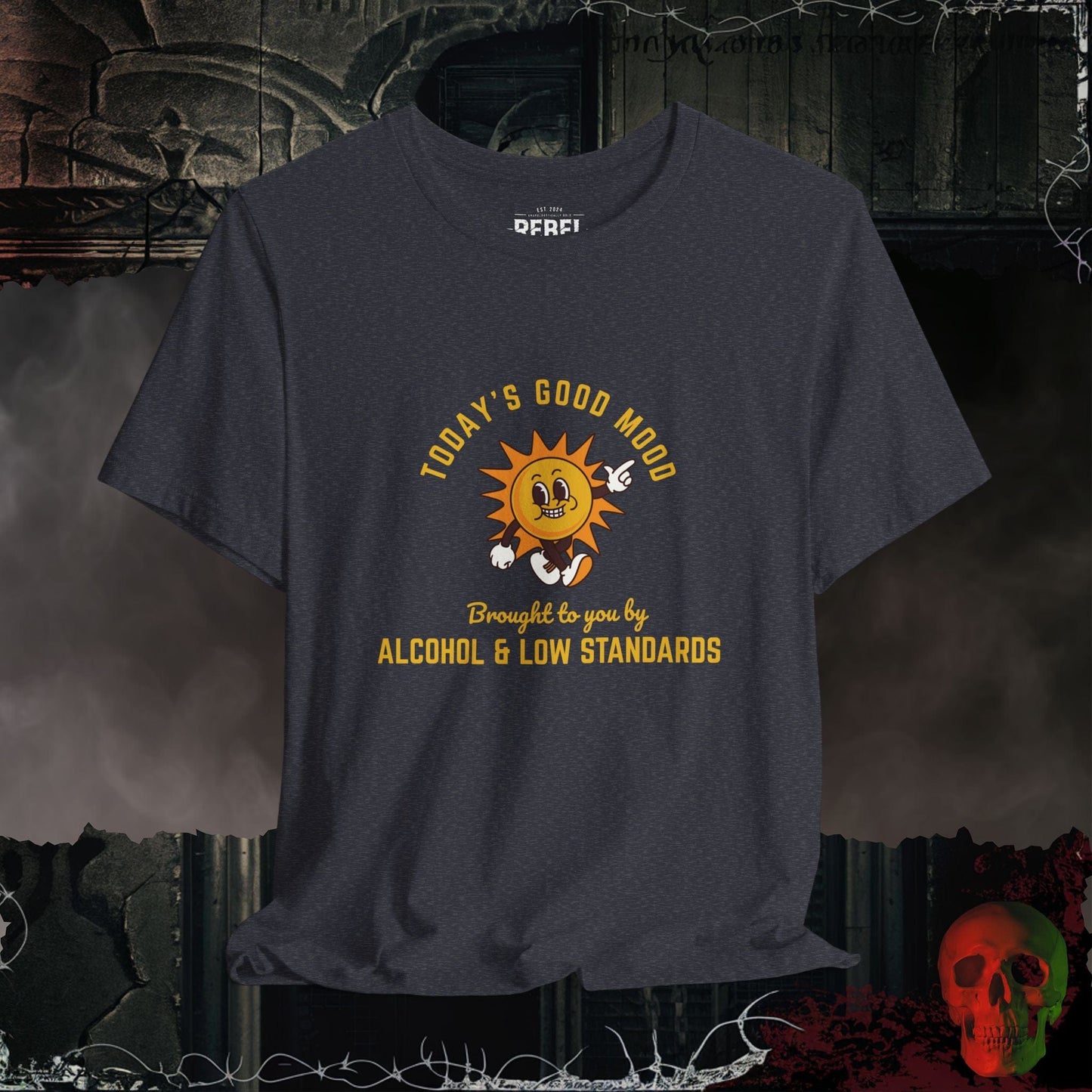 T-Shirt Heather Navy / S Today's Mood Tee