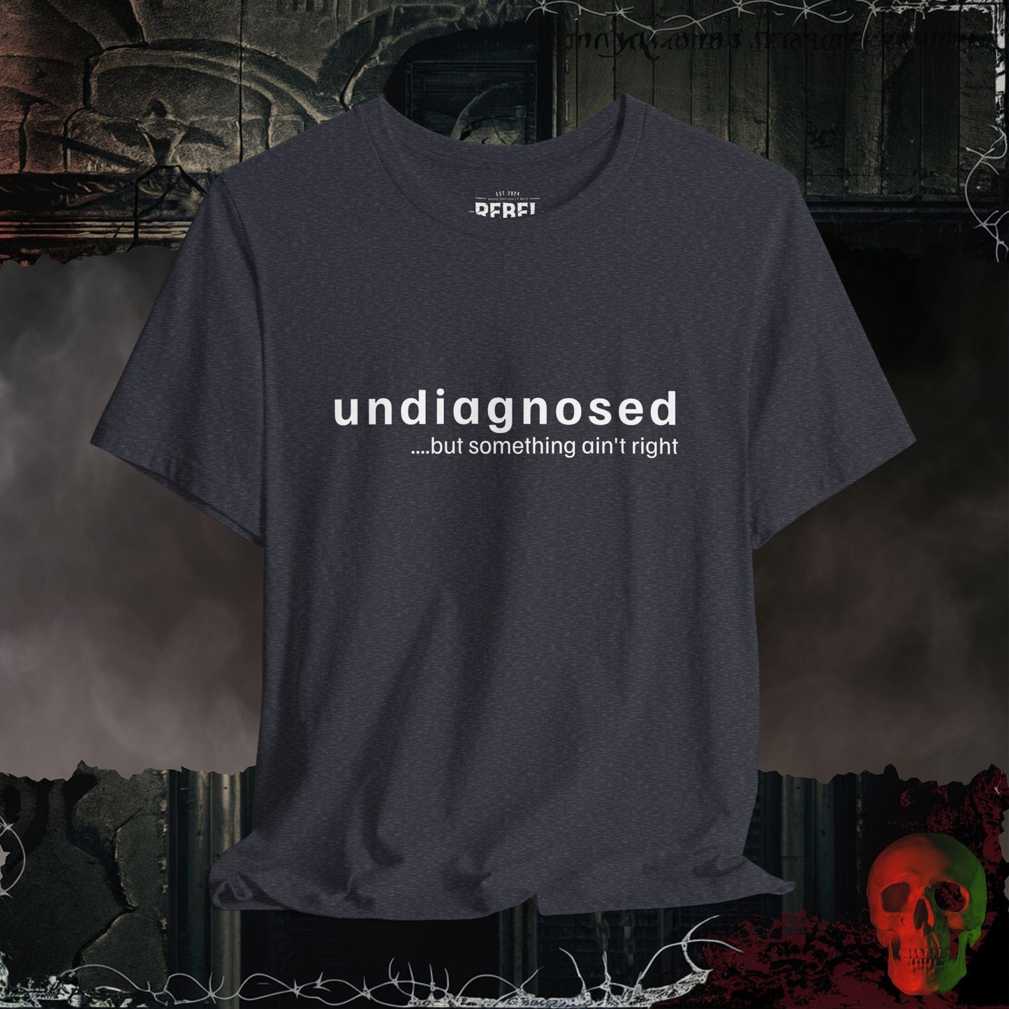 T-Shirt Heather Navy / S "Undiagnosed" T-Shirt