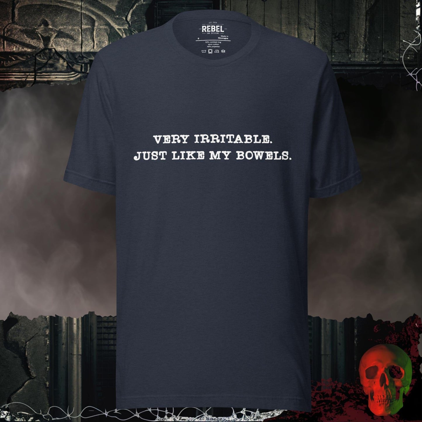 T-Shirt Heather Navy / S Very Irritable Bowels Tee