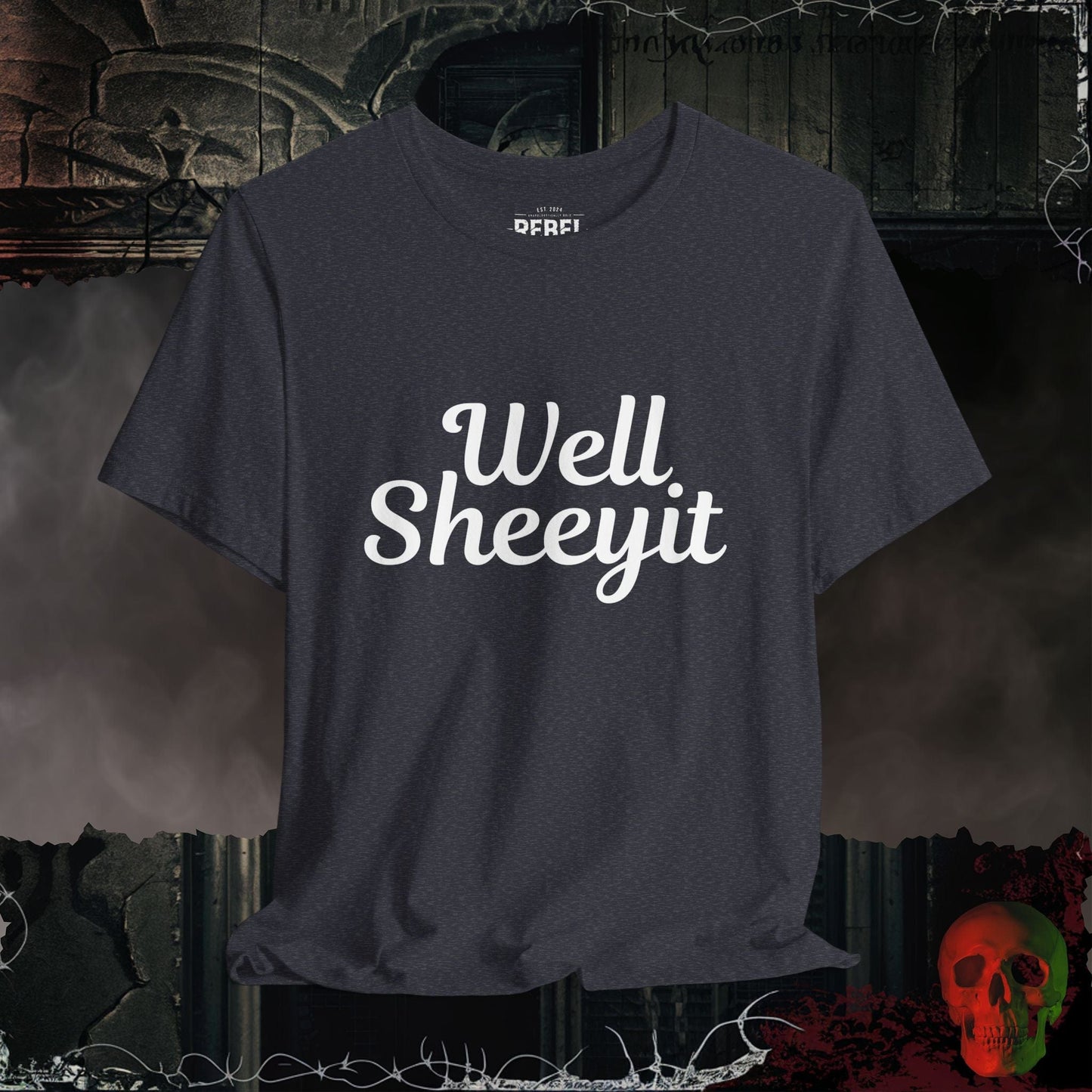 T-Shirt Heather Navy / S Well Sheeyit T-Shirt