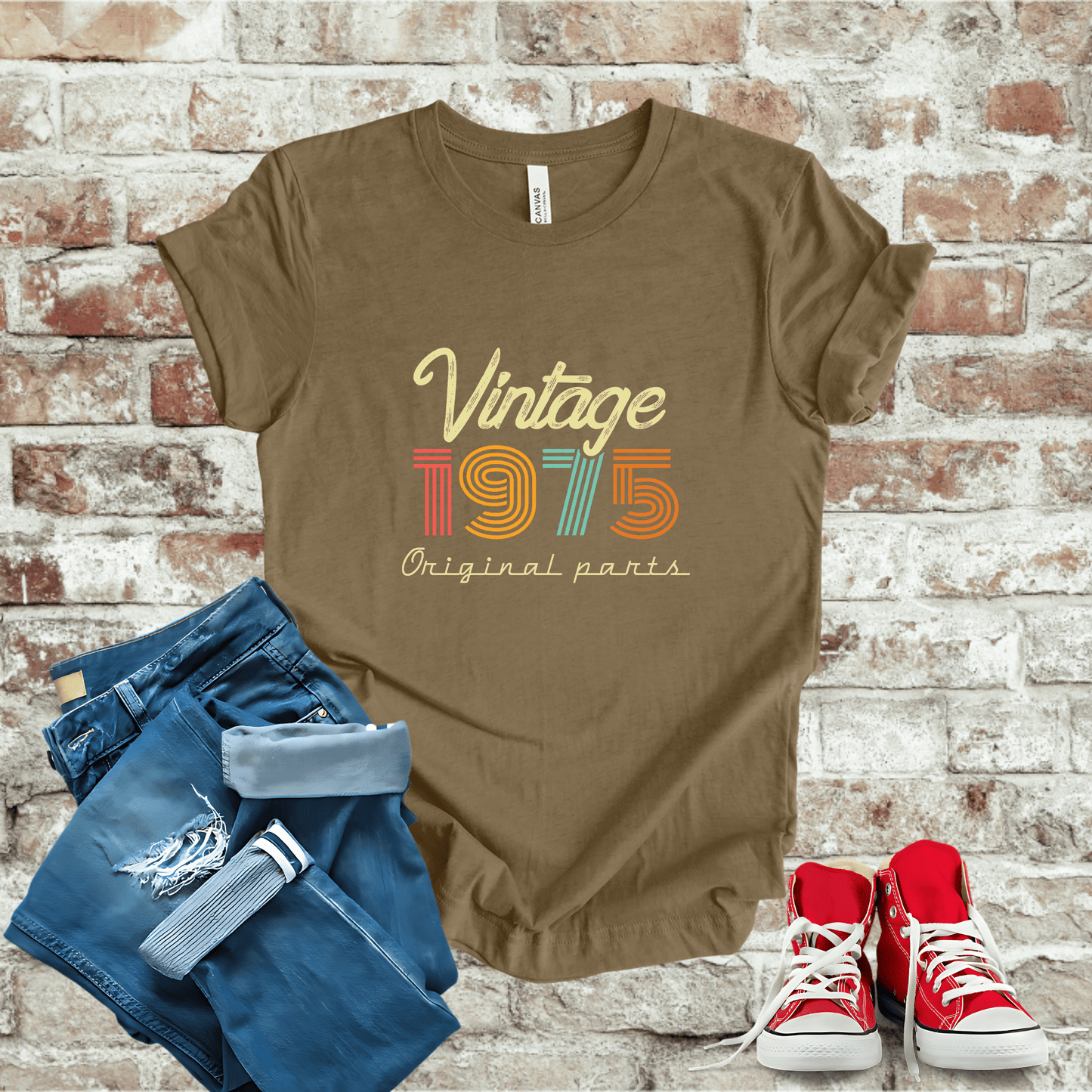 T-Shirt Heather Olive / S 1975 - Vintage Legends: The Classic Years Collection T-Shirt