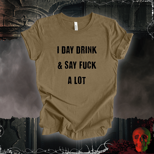 T-Shirt Heather Olive / S Day Drinking T-Shirt