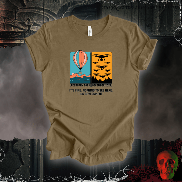 T-Shirt Heather Olive / S Nothing to See Here T-Shirt