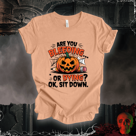 T-Shirt Heather Peach / S Classroom Haunts & Laughs T-Shirt