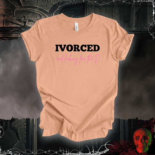 T-Shirt Heather Peach / S Divorced but Looking