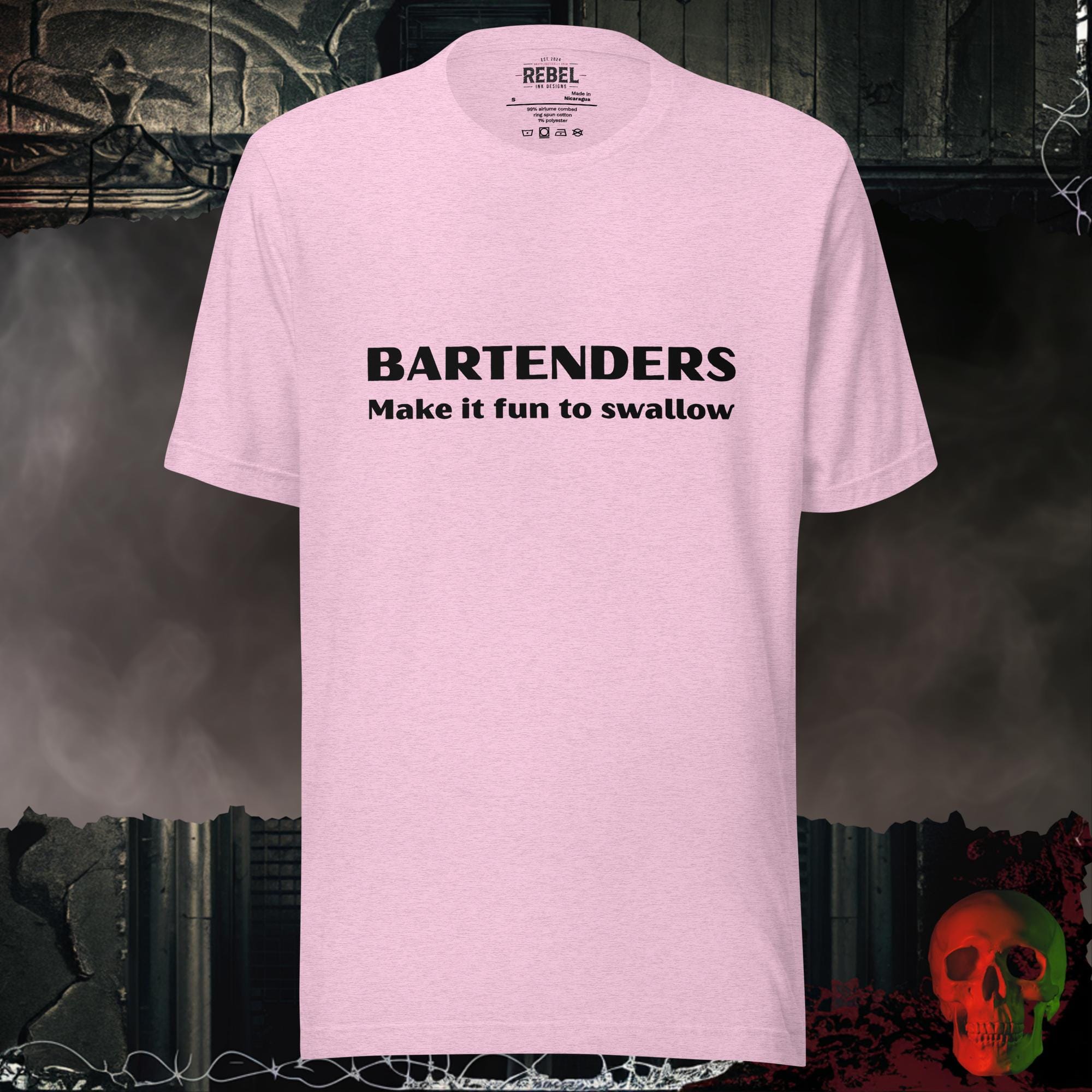 T-Shirt Heather Prism Lilac / S Bartenders Make It Fun