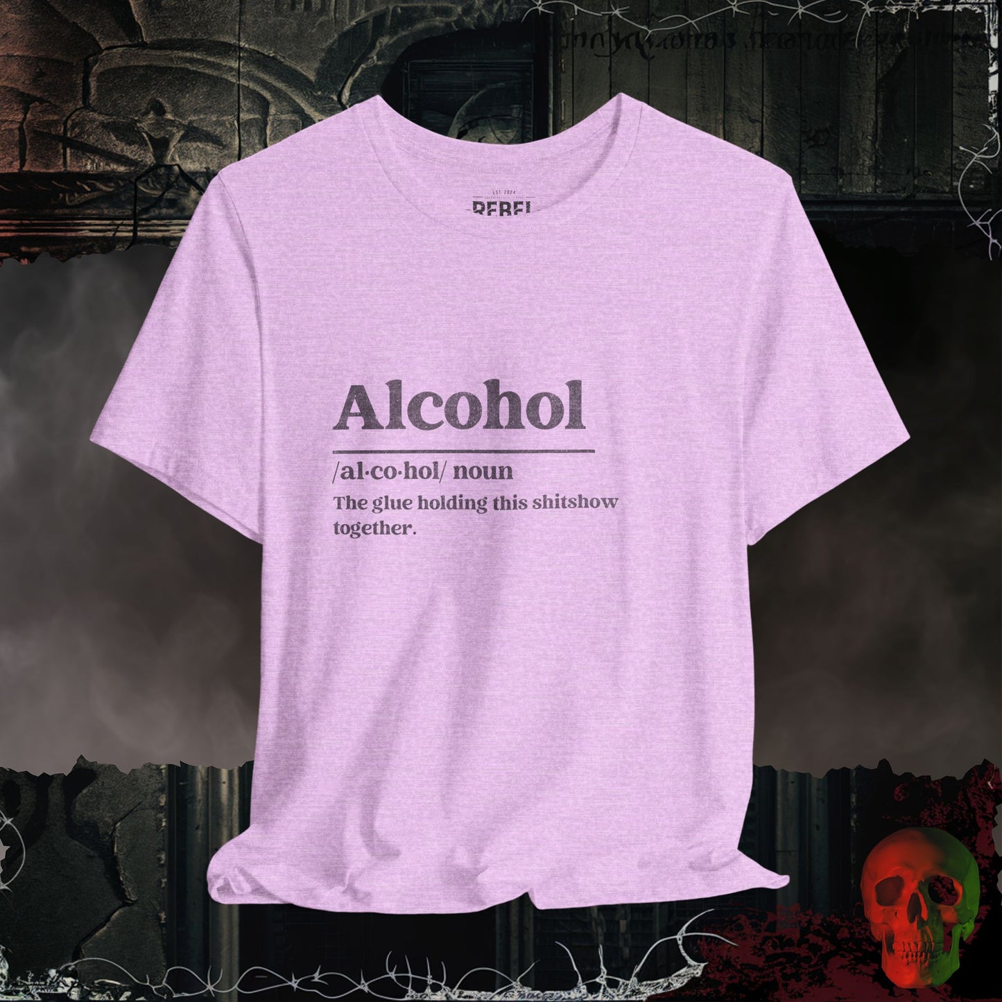 T-Shirt Heather Prism Lilac / S Definition of Alcohol Tee