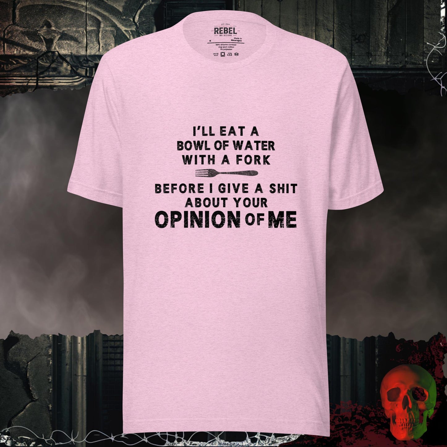 T-Shirt Heather Prism Lilac / S Eating a Bowl Of Water Tee