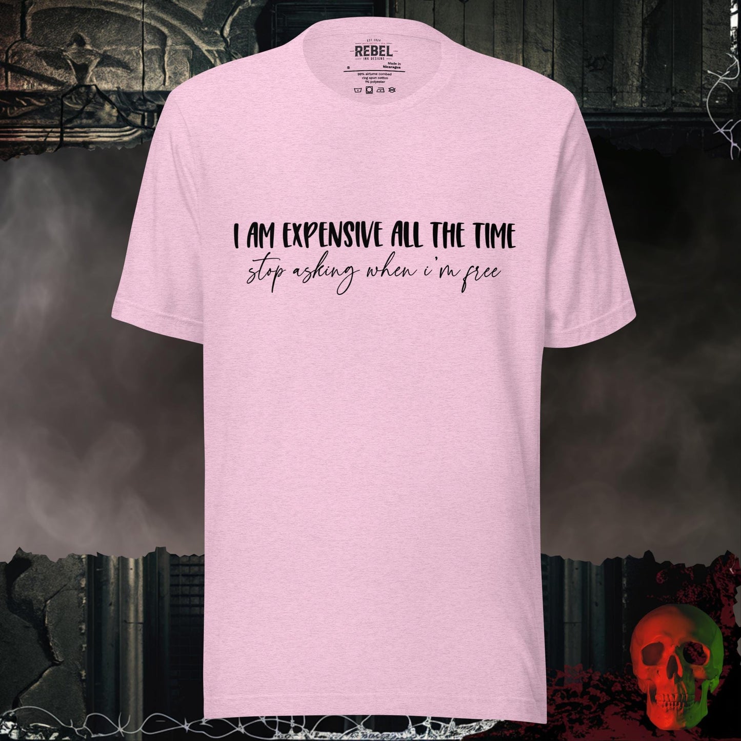 T-Shirt Heather Prism Lilac / S Expensive All The Time Tee