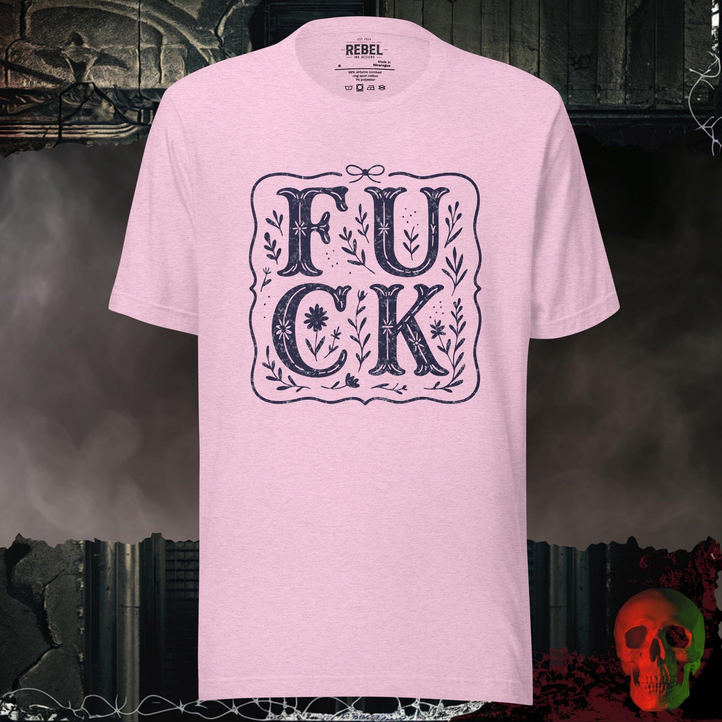 T-Shirt Heather Prism Lilac / S F**K Tee