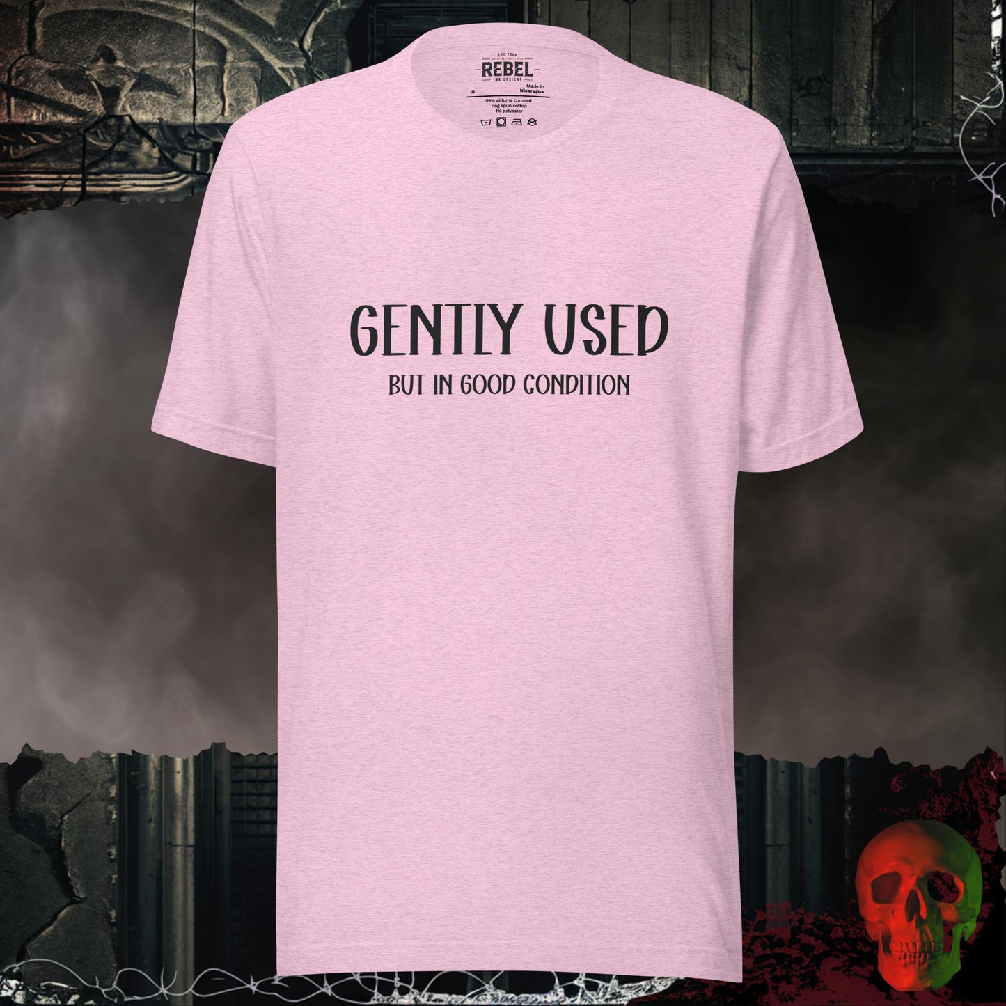 T-Shirt Heather Prism Lilac / S Gently Used, Still Going Strong Tee