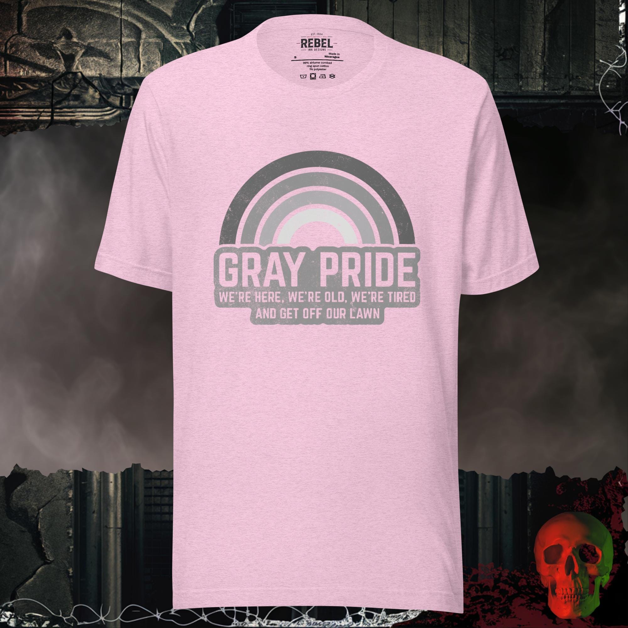 T-Shirt Heather Prism Lilac / S Gray Pride Tee