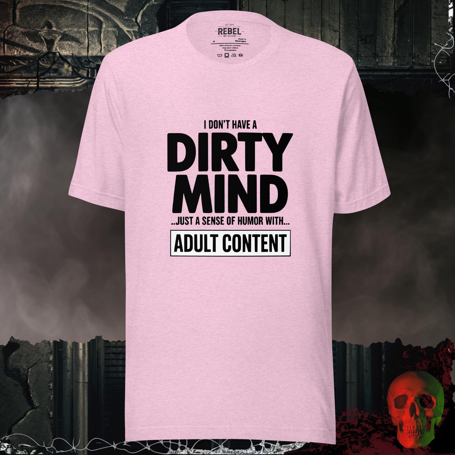 T-Shirt Heather Prism Lilac / S I Don't Have a Dirty Mind Tee